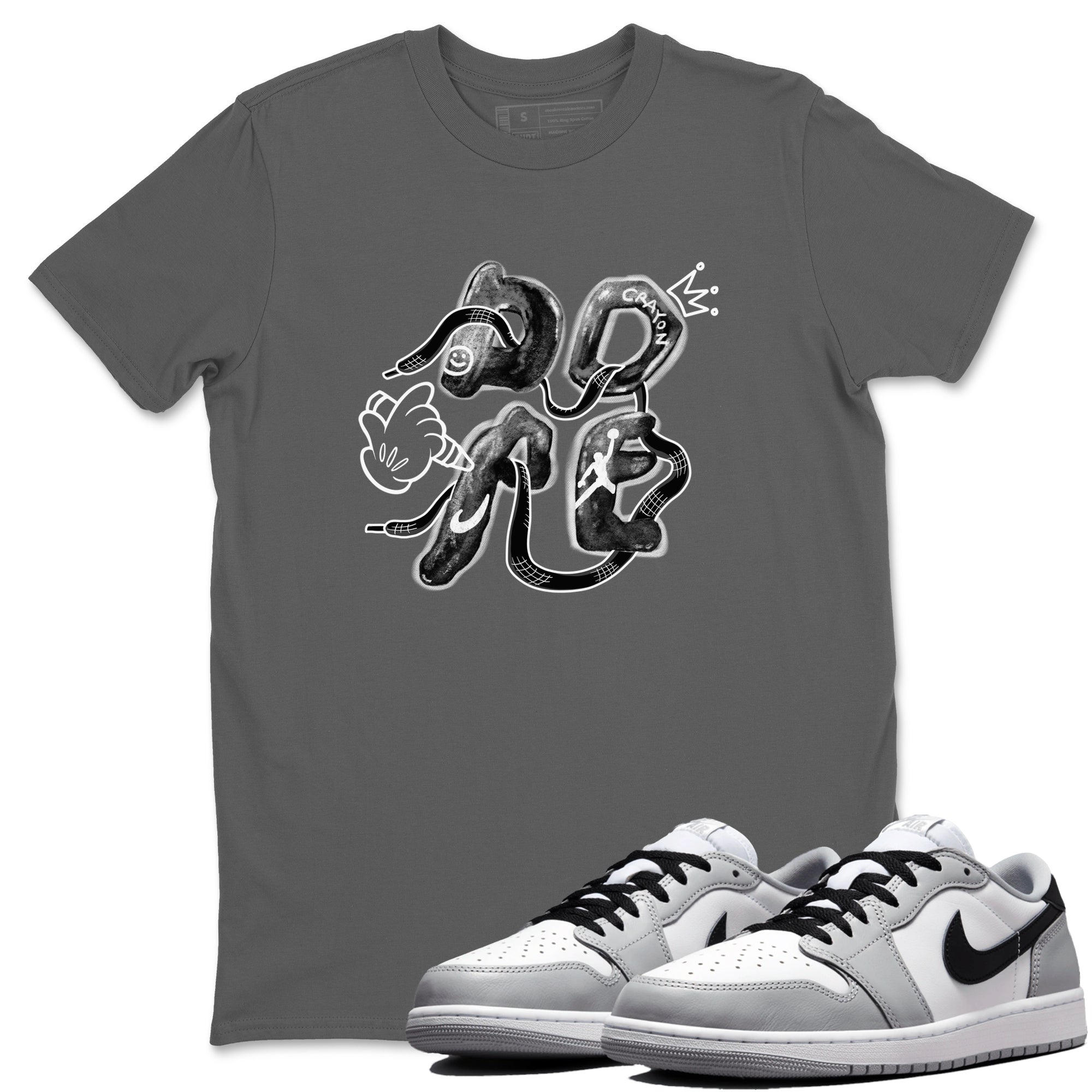 Dope snkmatch Tees - Air Jordan 1 Wolf Grey