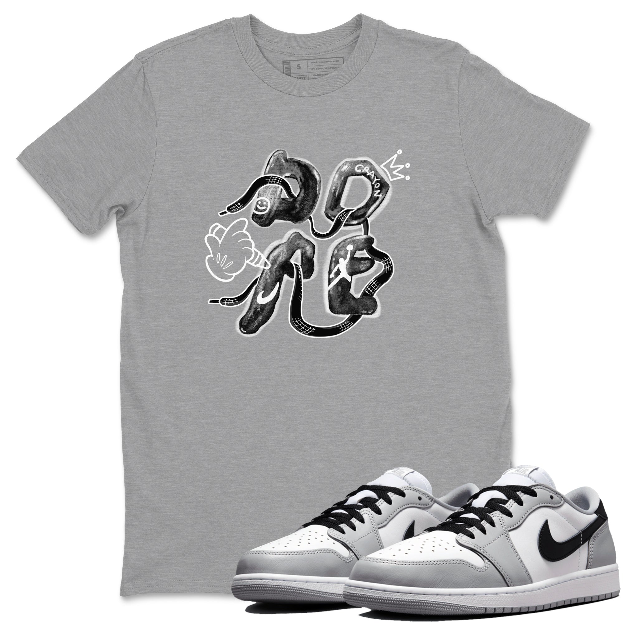 Dope snkmatch Tees - Air Jordan 1 Wolf Grey