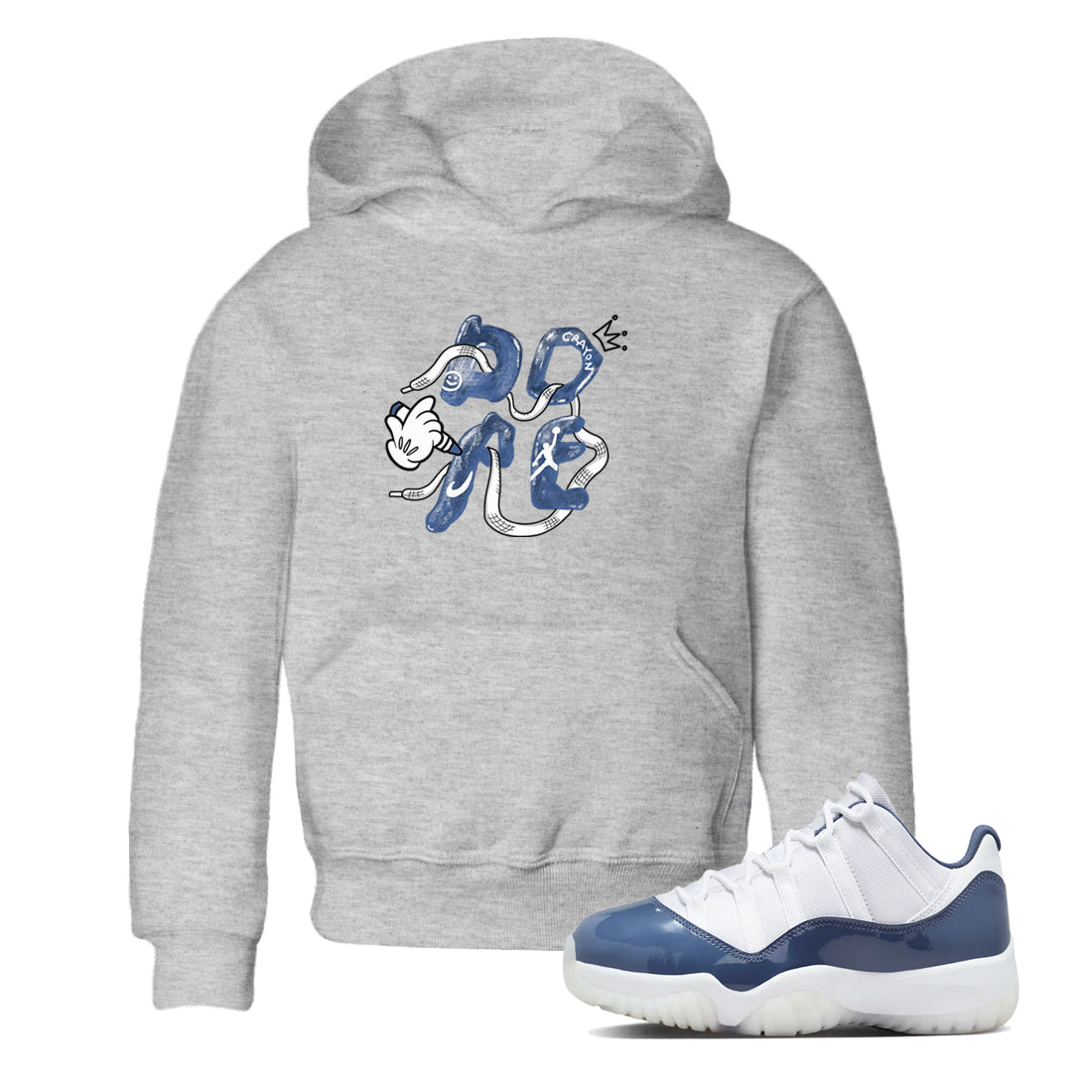Dope snkmatch Tees Kids - Air Jordan 11 Diffused Blue