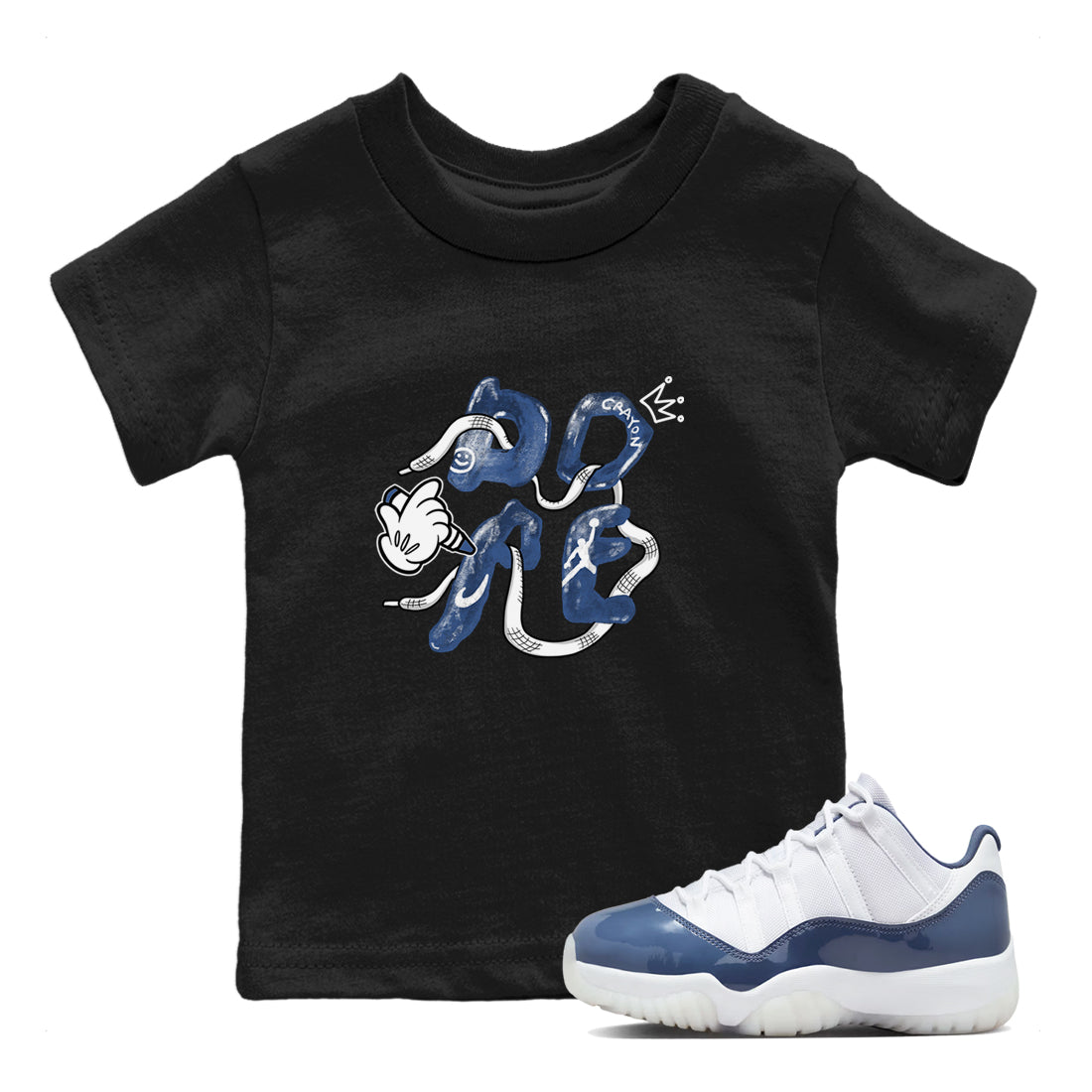 Dope snkmatch Tees Kids - Air Jordan 11 Diffused Blue