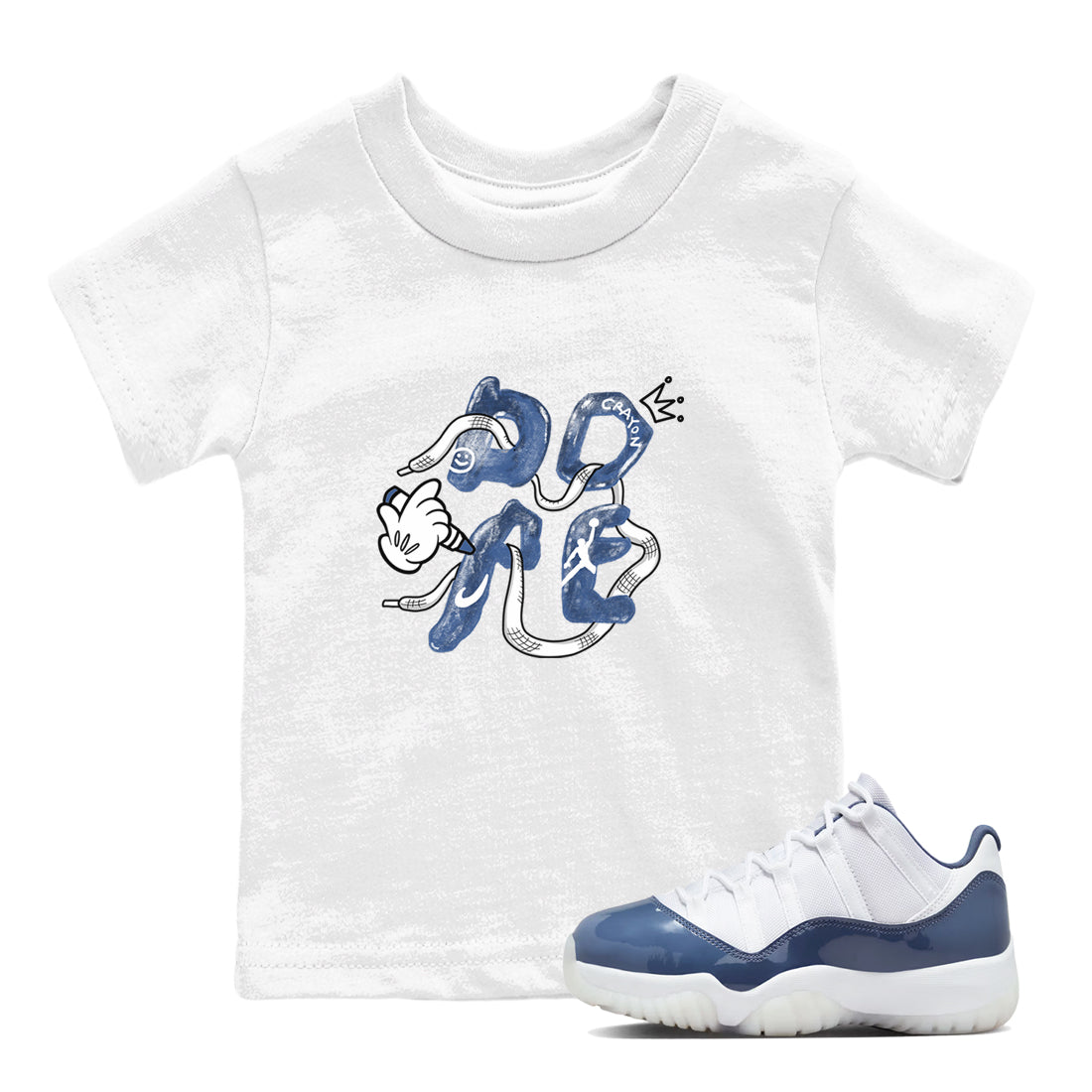 Dope snkmatch Tees Kids - Air Jordan 11 Diffused Blue