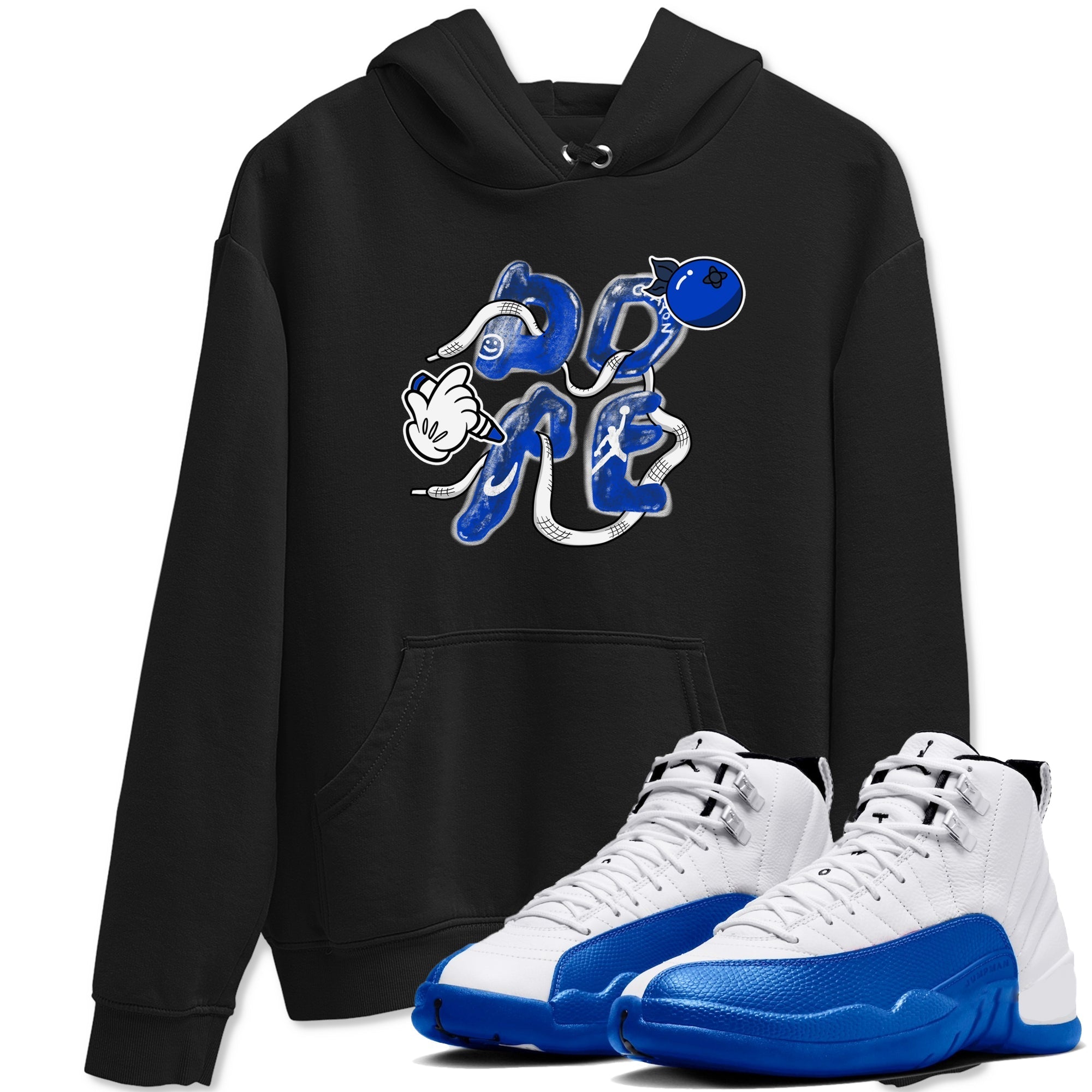 Dope snkmatch Tees - Air Jordan 12 Blueberry
