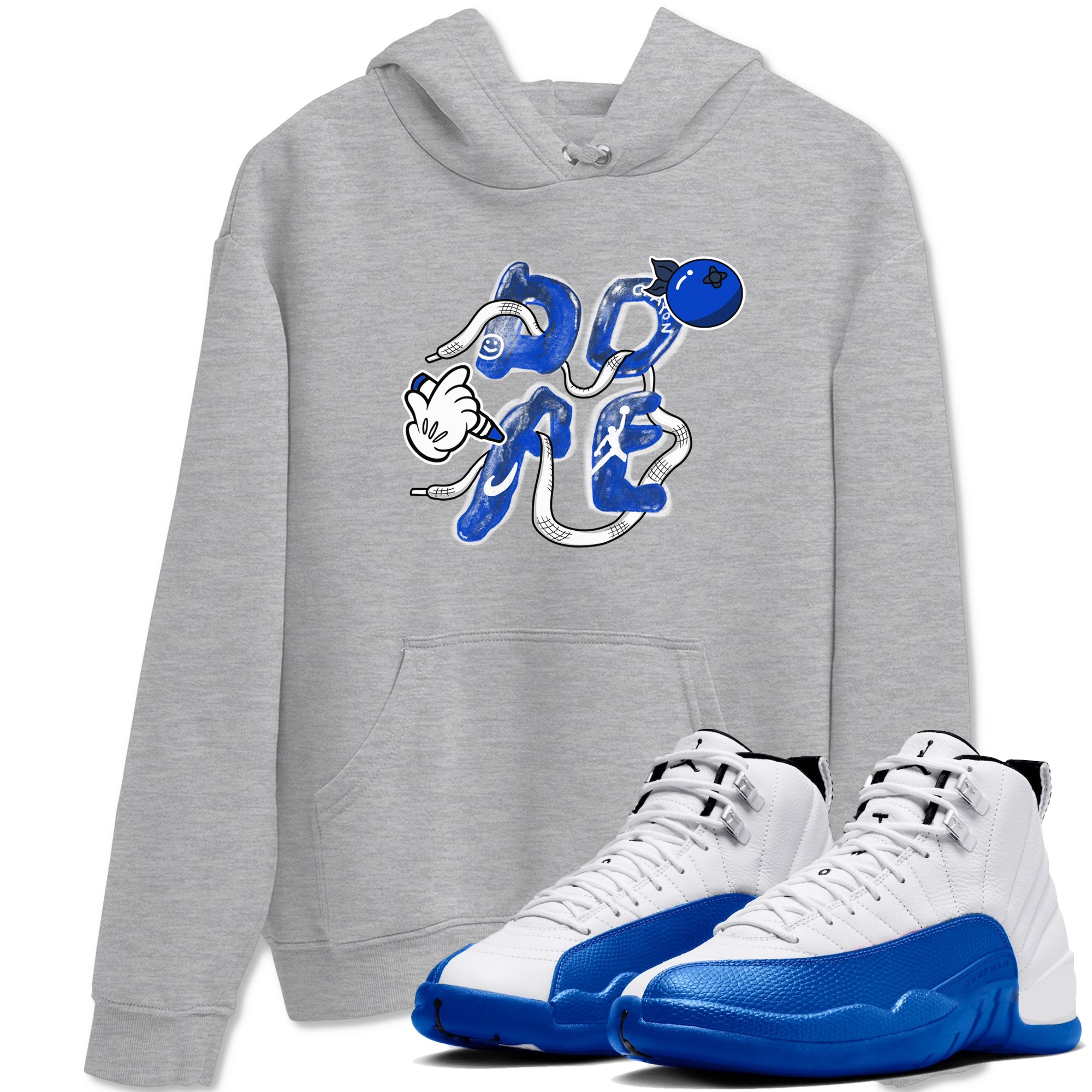Dope snkmatch Tees - Air Jordan 12 Blueberry