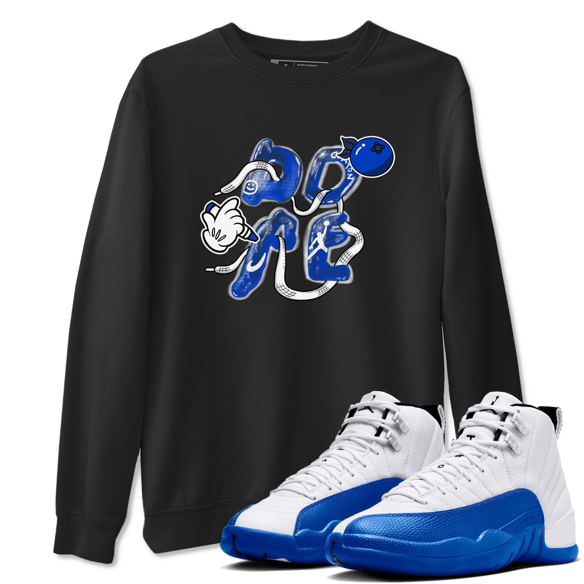 Dope snkmatch Tees - Air Jordan 12 Blueberry