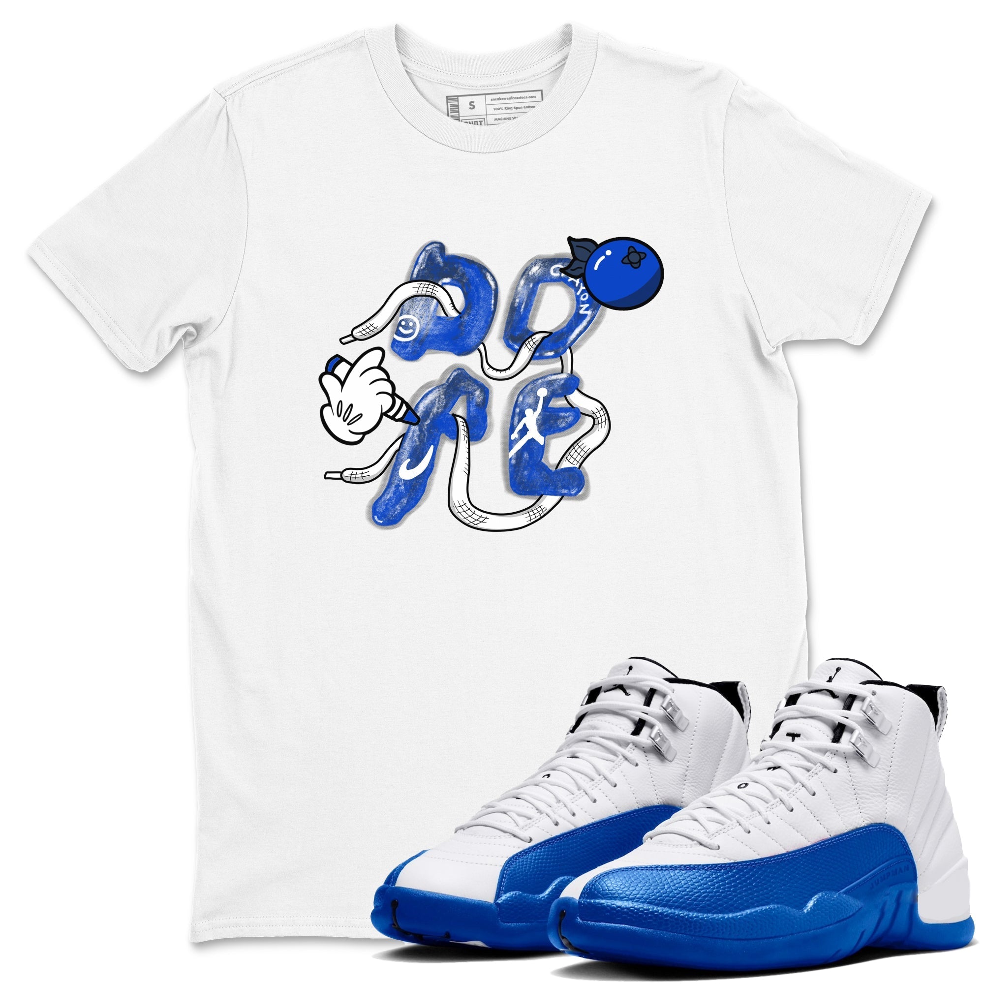 Dope snkmatch Tees - Air Jordan 12 Blueberry