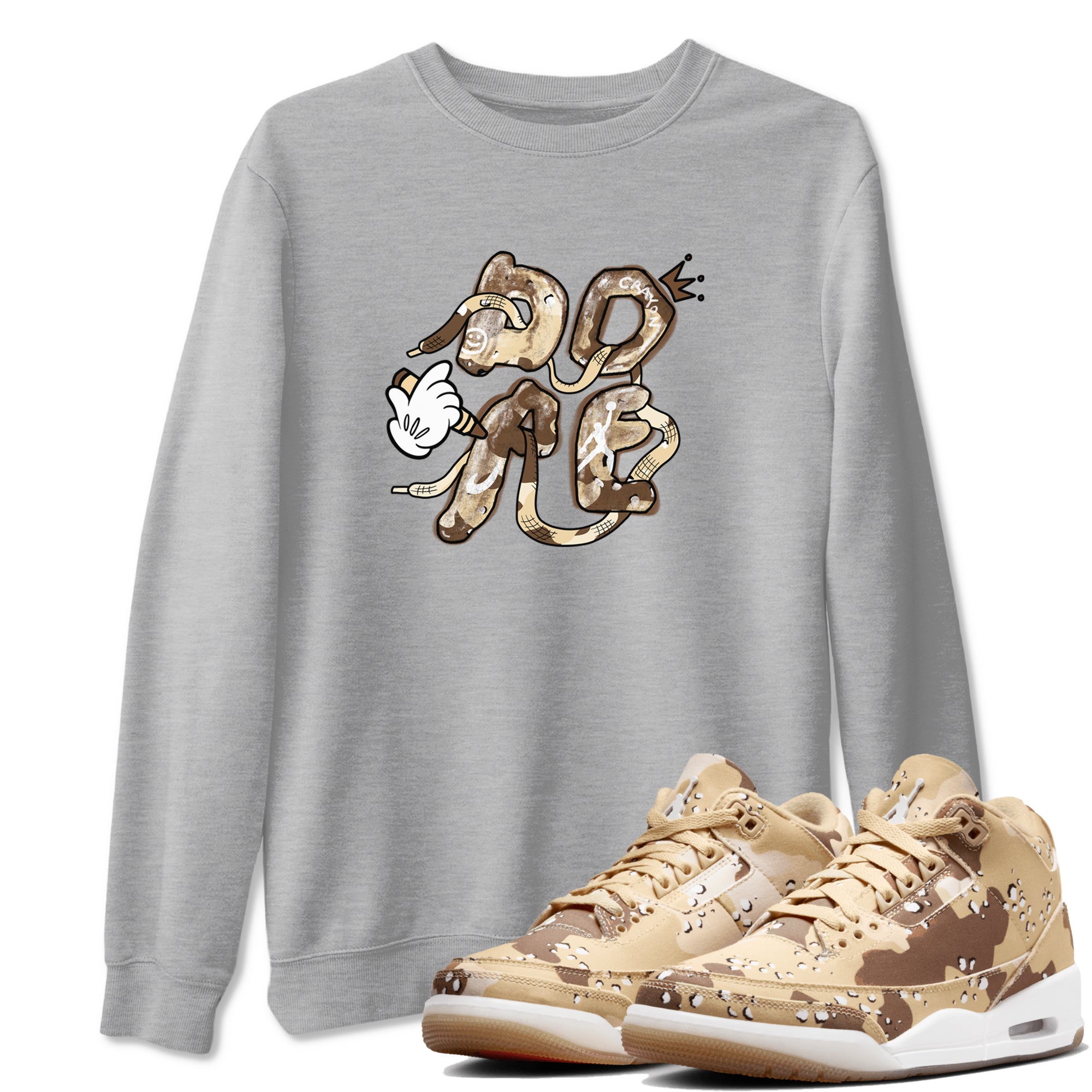 Dope snkmatch Tees - Air Jordan 3 Desert Camo
