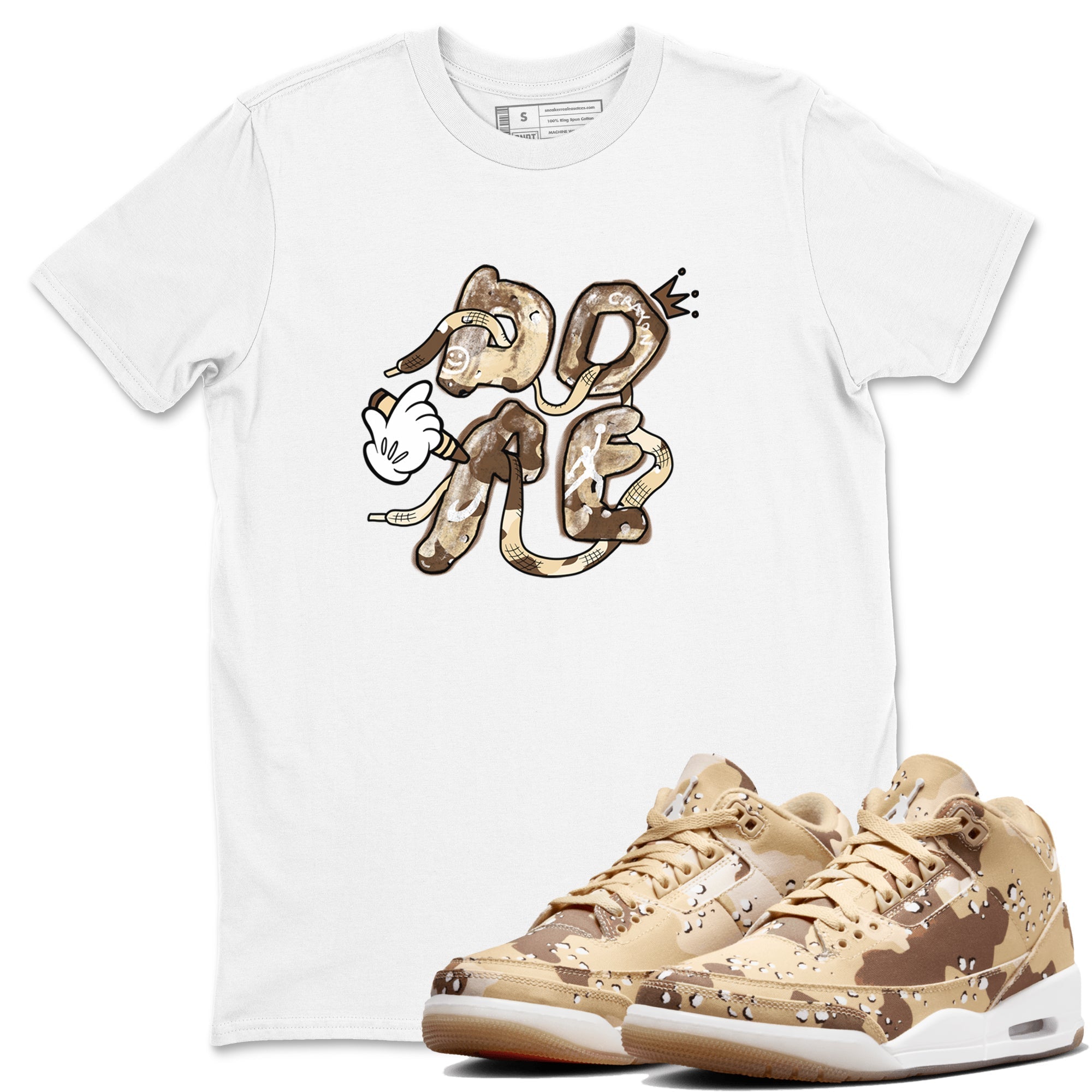 Dope snkmatch Tees - Air Jordan 3 Desert Camo