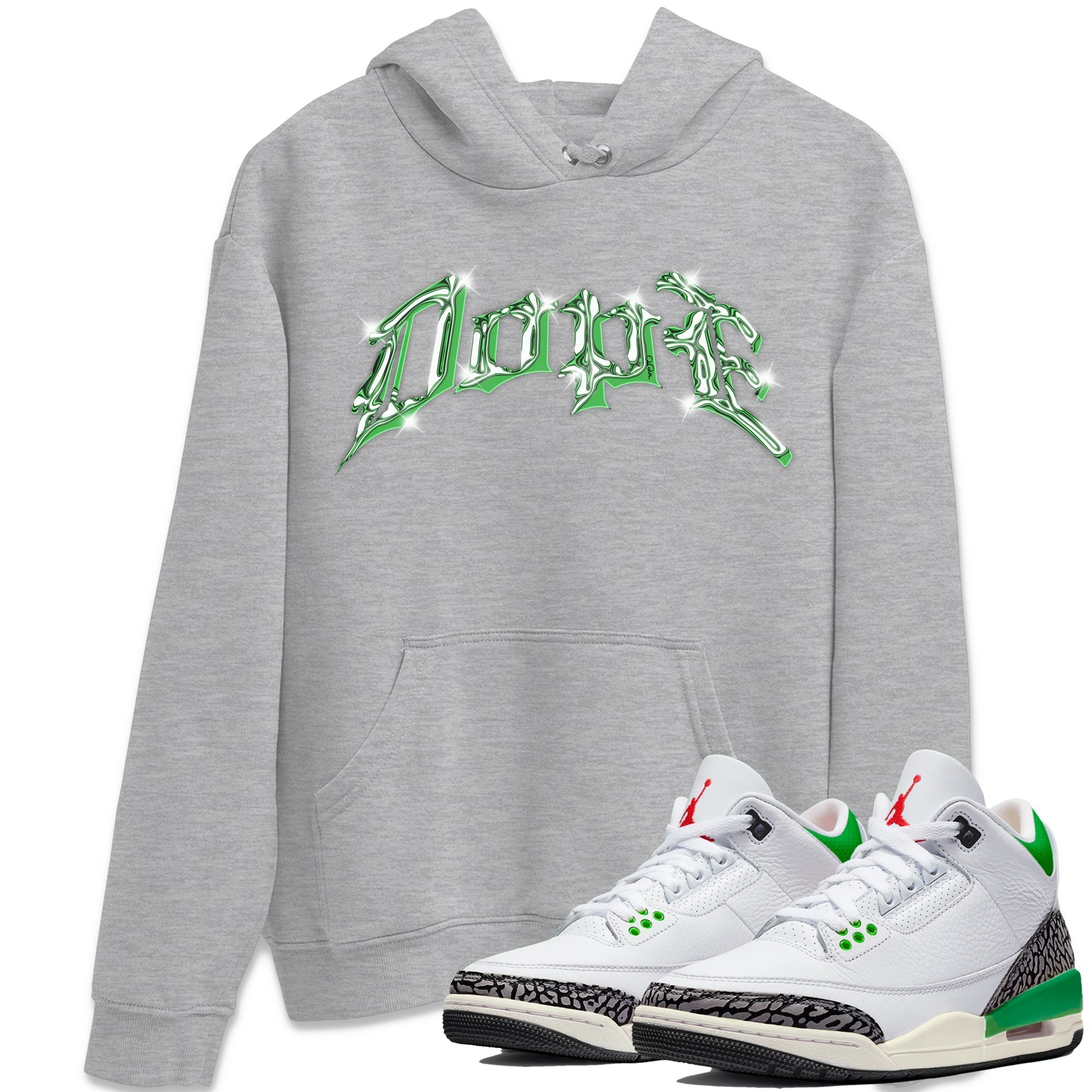 Dope Unisex Tops - Air Jordan 3 Lucky Green