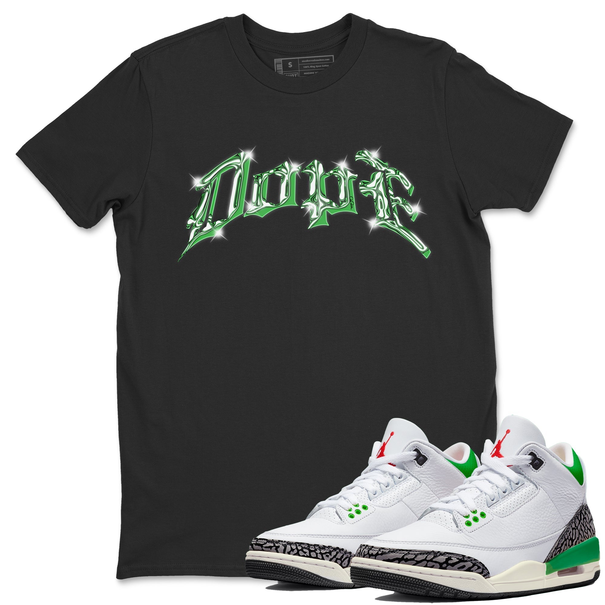 Dope Unisex Tops - Air Jordan 3 Lucky Green