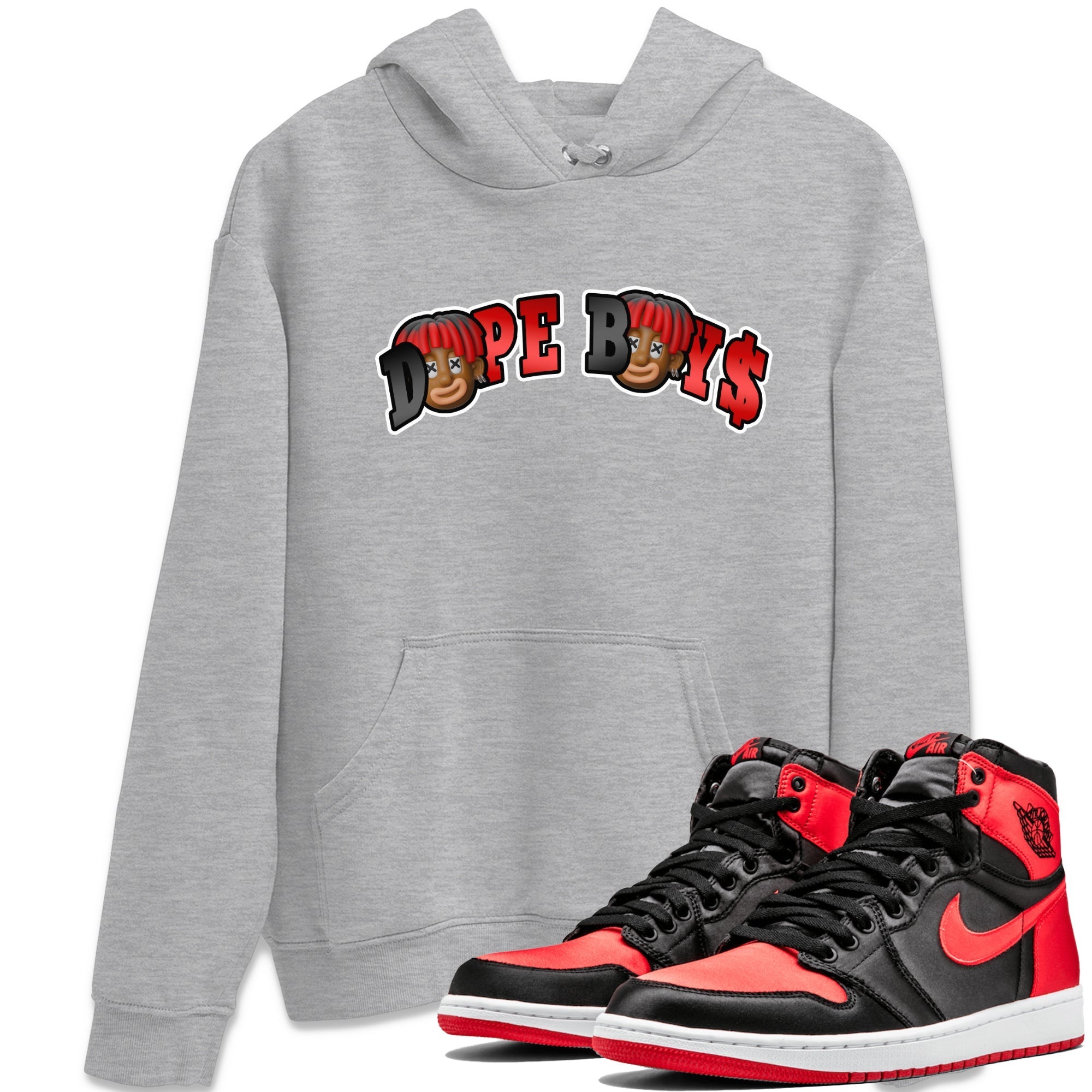 Dope Boys Unisex Tops - Air Jordan 1 Satin Bred