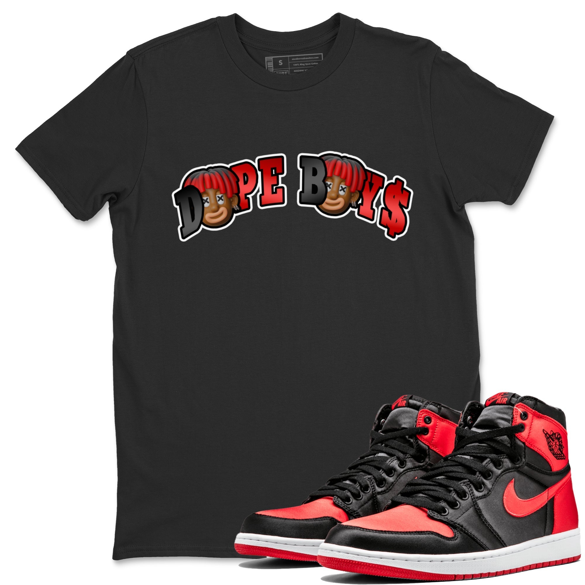 Dope Boys Unisex Tops - Air Jordan 1 Satin Bred
