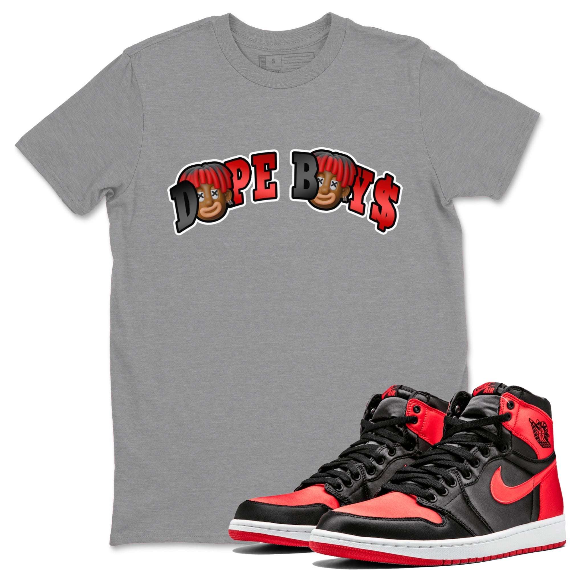 Dope Boys Unisex Tops - Air Jordan 1 Satin Bred