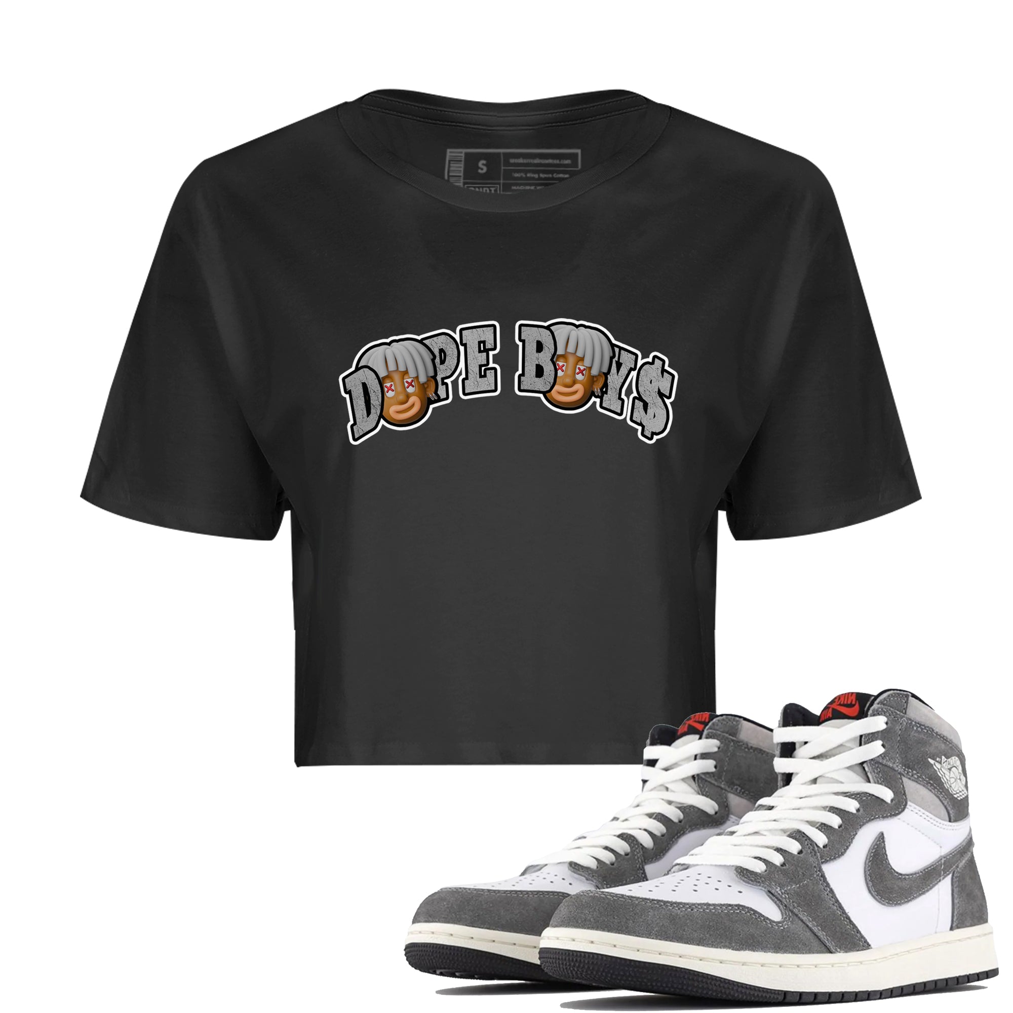 Dope Boys Women's Tops - Air Jordan 1 Washed Heritage