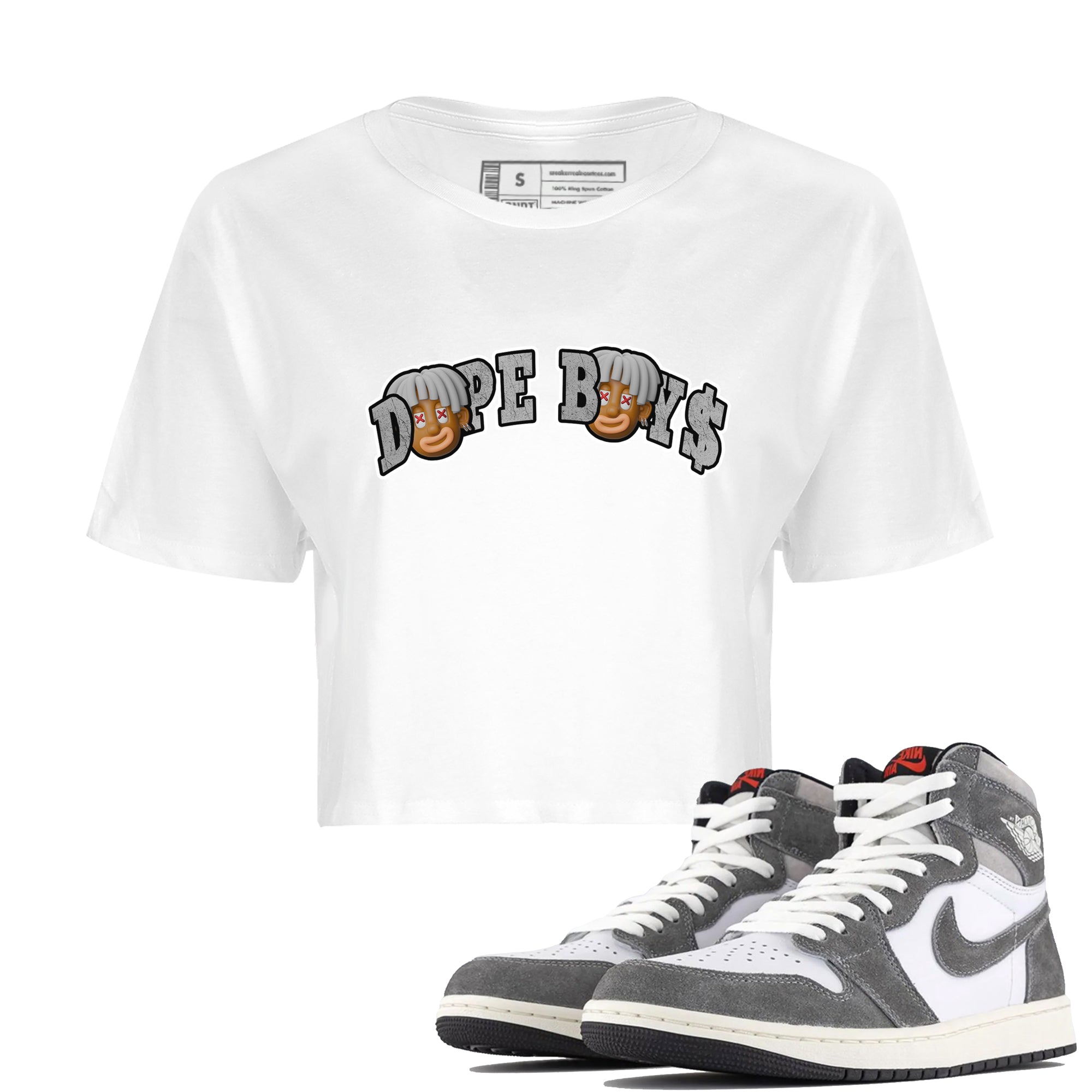 Dope Boys Women's Tops - Air Jordan 1 Washed Heritage