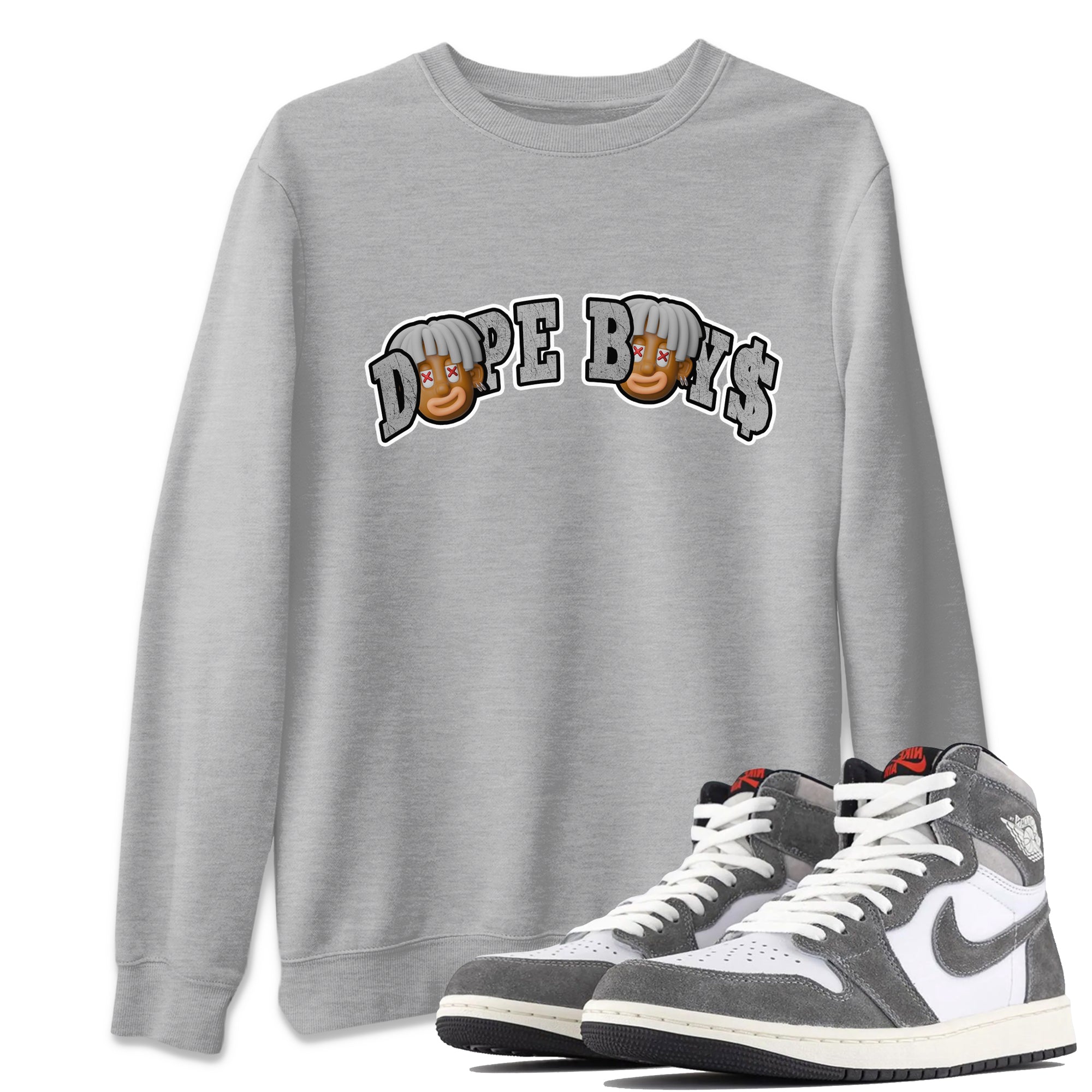 Dope Boys Unisex Tops - Air Jordan 1 Washed Heritage