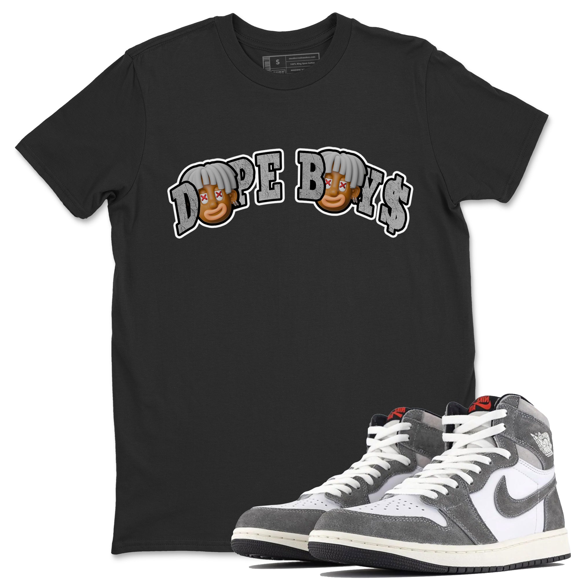 Dope Boys Unisex Tops - Air Jordan 1 Washed Heritage