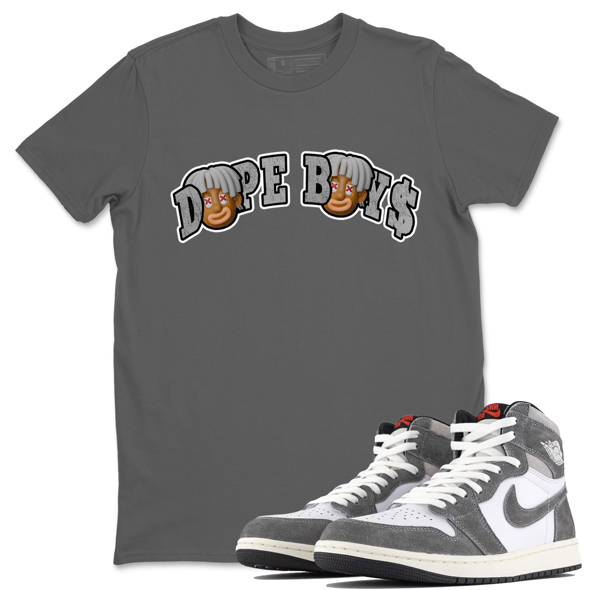 Dope Boys Unisex Tops - Air Jordan 1 Washed Heritage