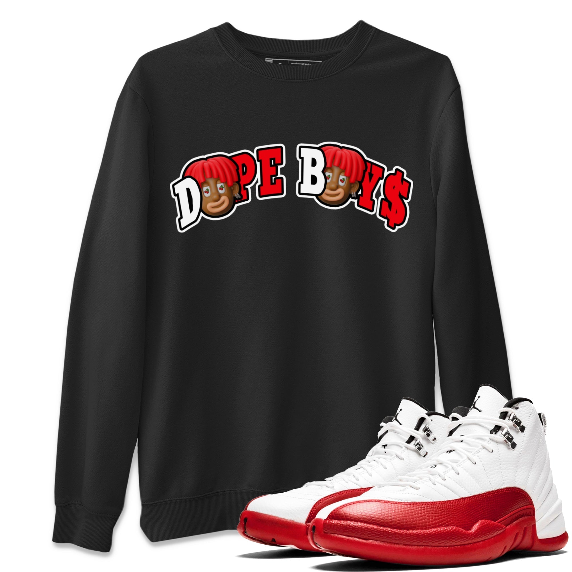 Dope Boys Unisex Tops - Air Jordan 12 Cherry