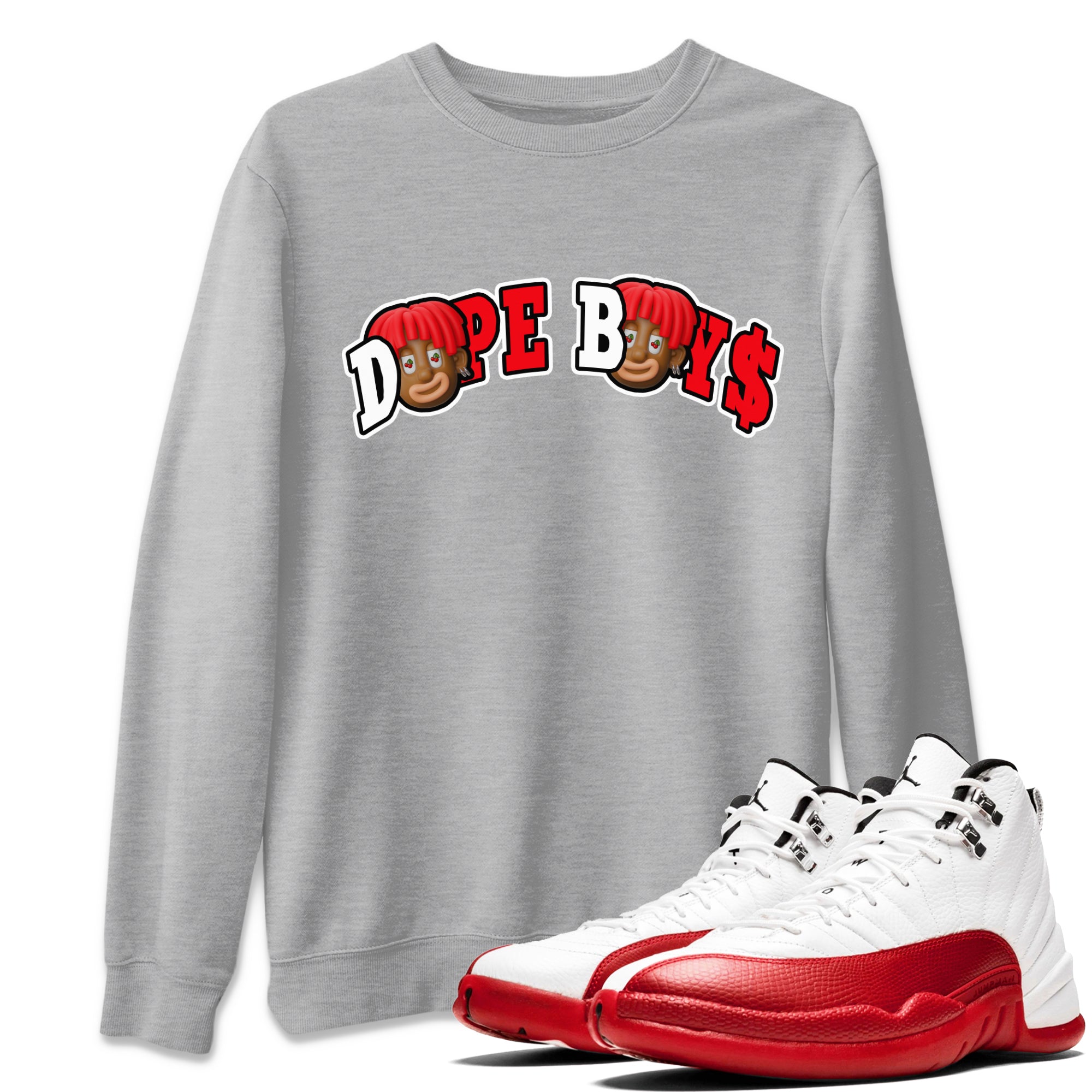 Dope Boys Unisex Tops - Air Jordan 12 Cherry