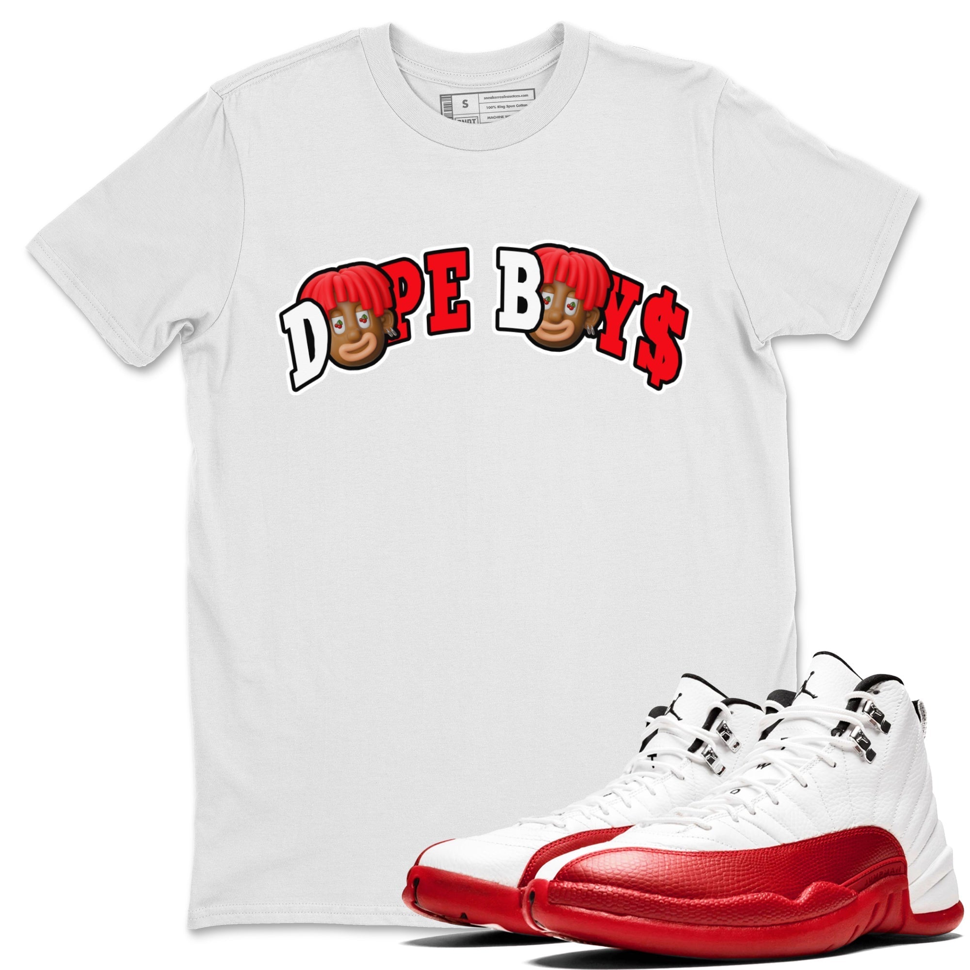 Dope Boys Unisex Tops - Air Jordan 12 Cherry
