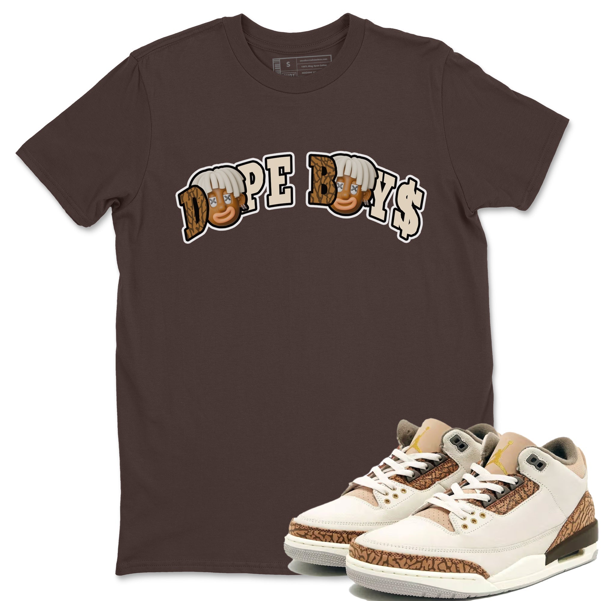 Dope Boys Unisex Tops - Air Jordan 3 Palomino