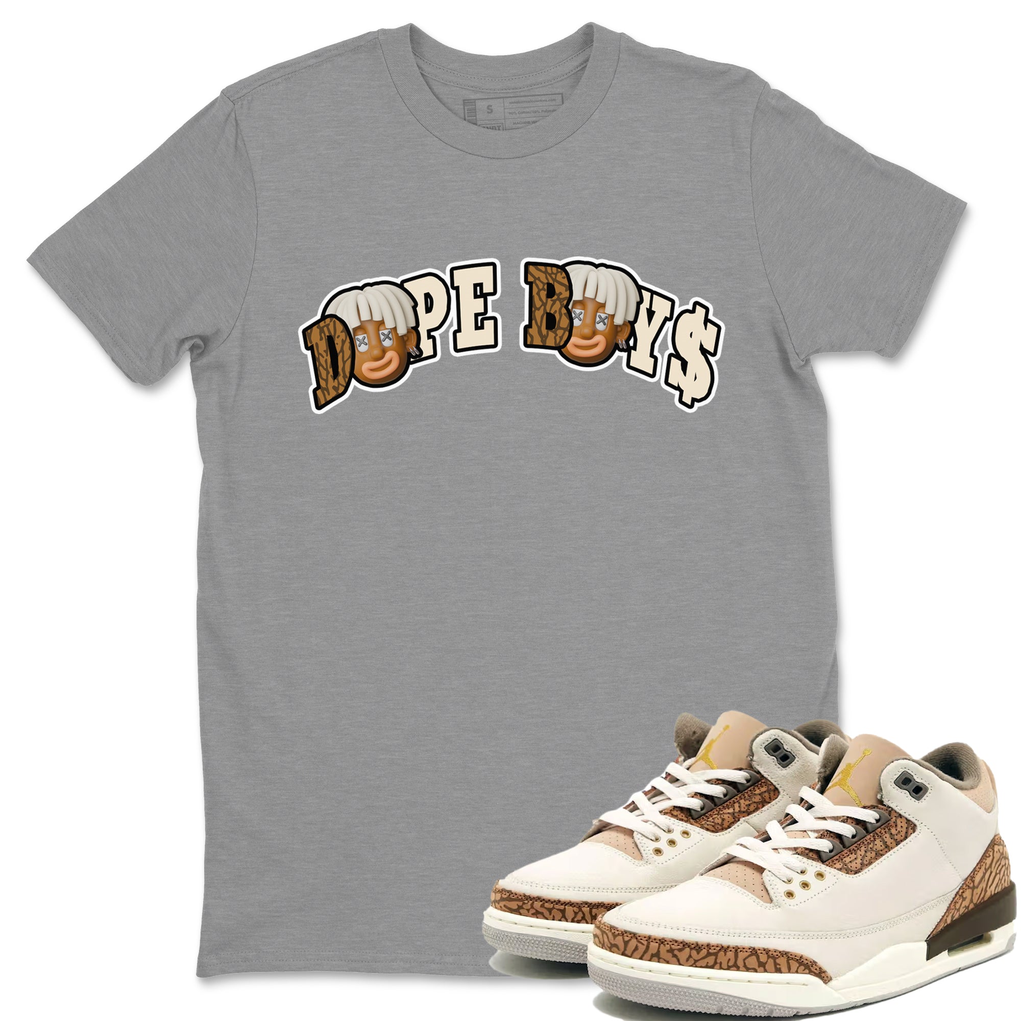 Dope Boys Unisex Tops - Air Jordan 3 Palomino