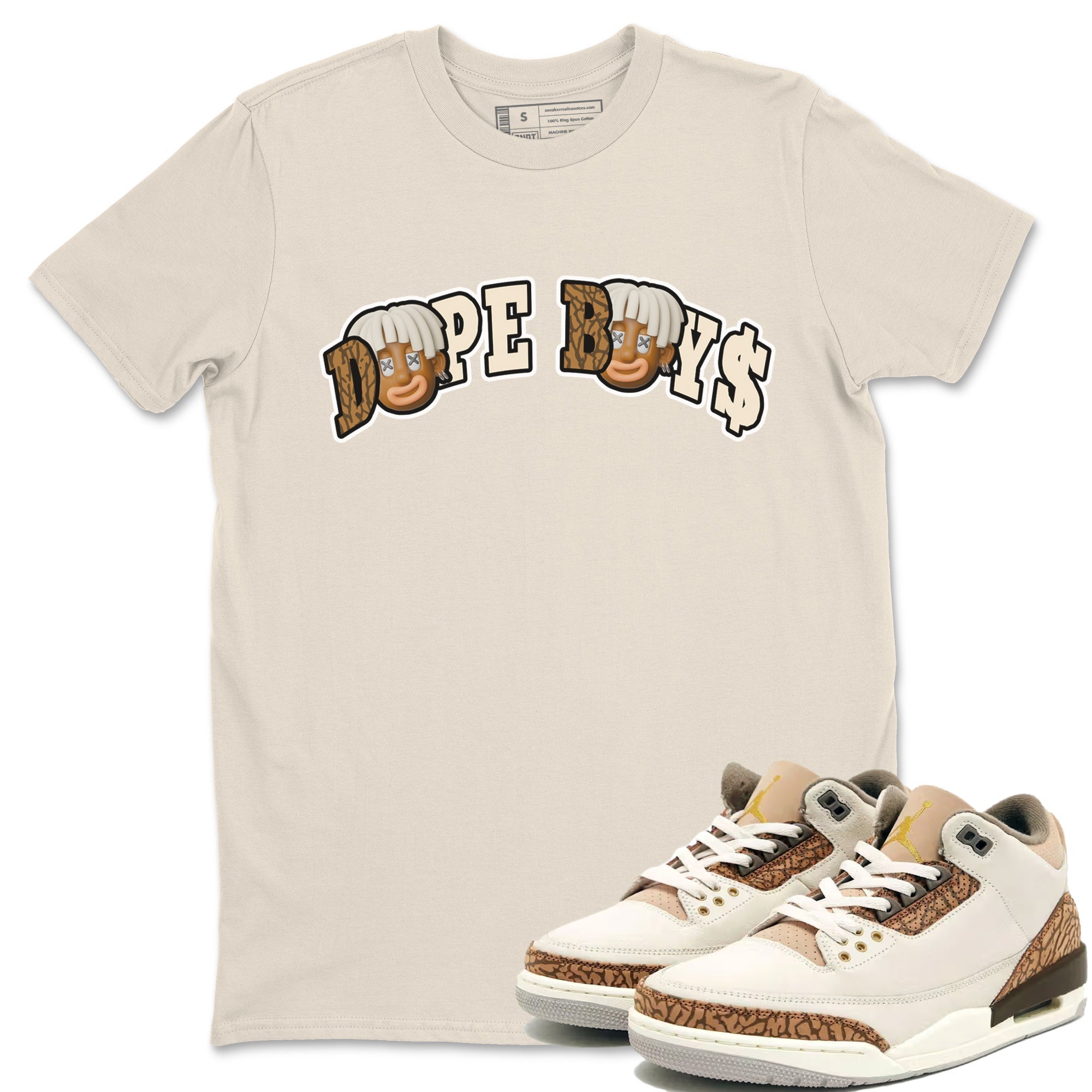 Dope Boys Unisex Tops - Air Jordan 3 Palomino