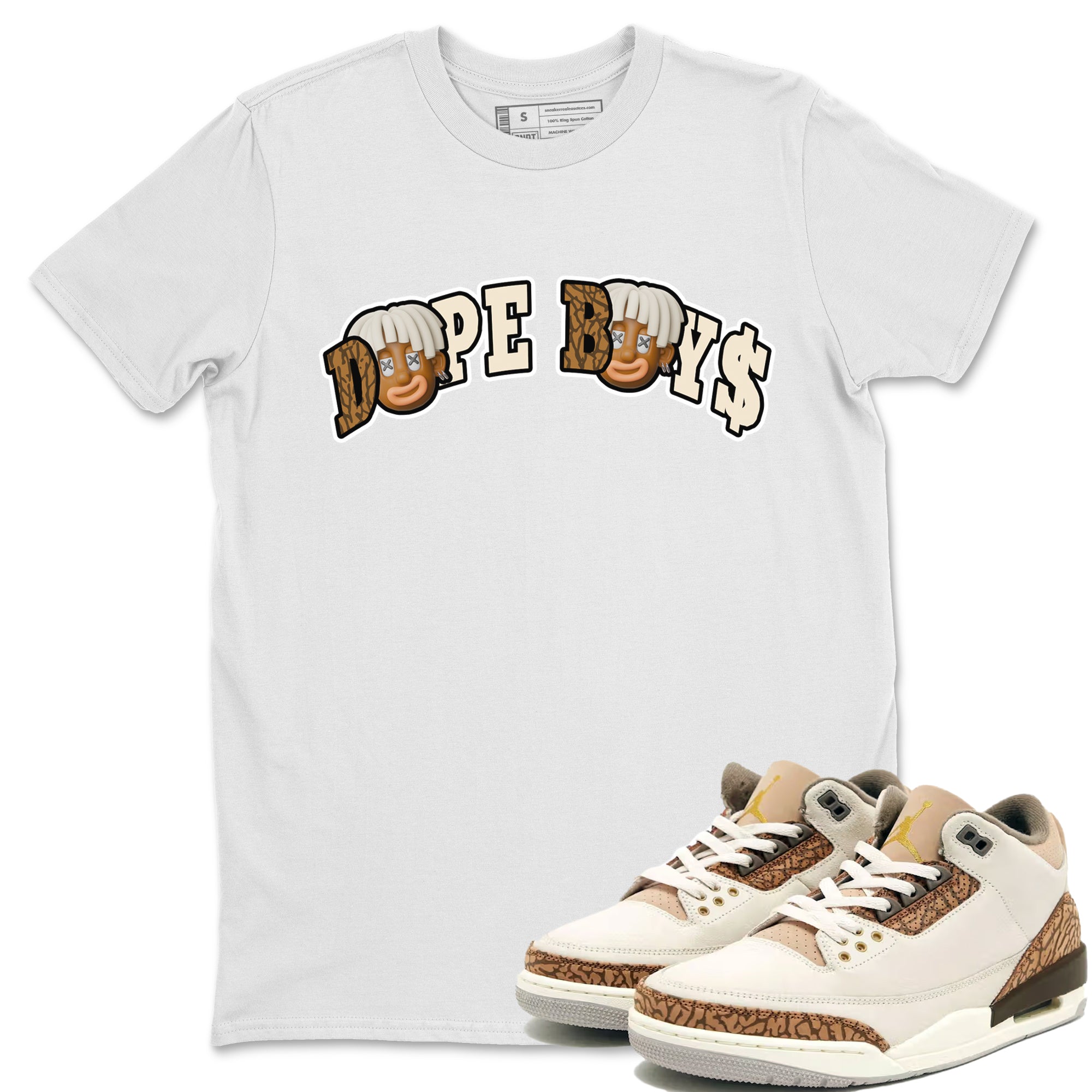 Dope Boys Unisex Tops - Air Jordan 3 Palomino