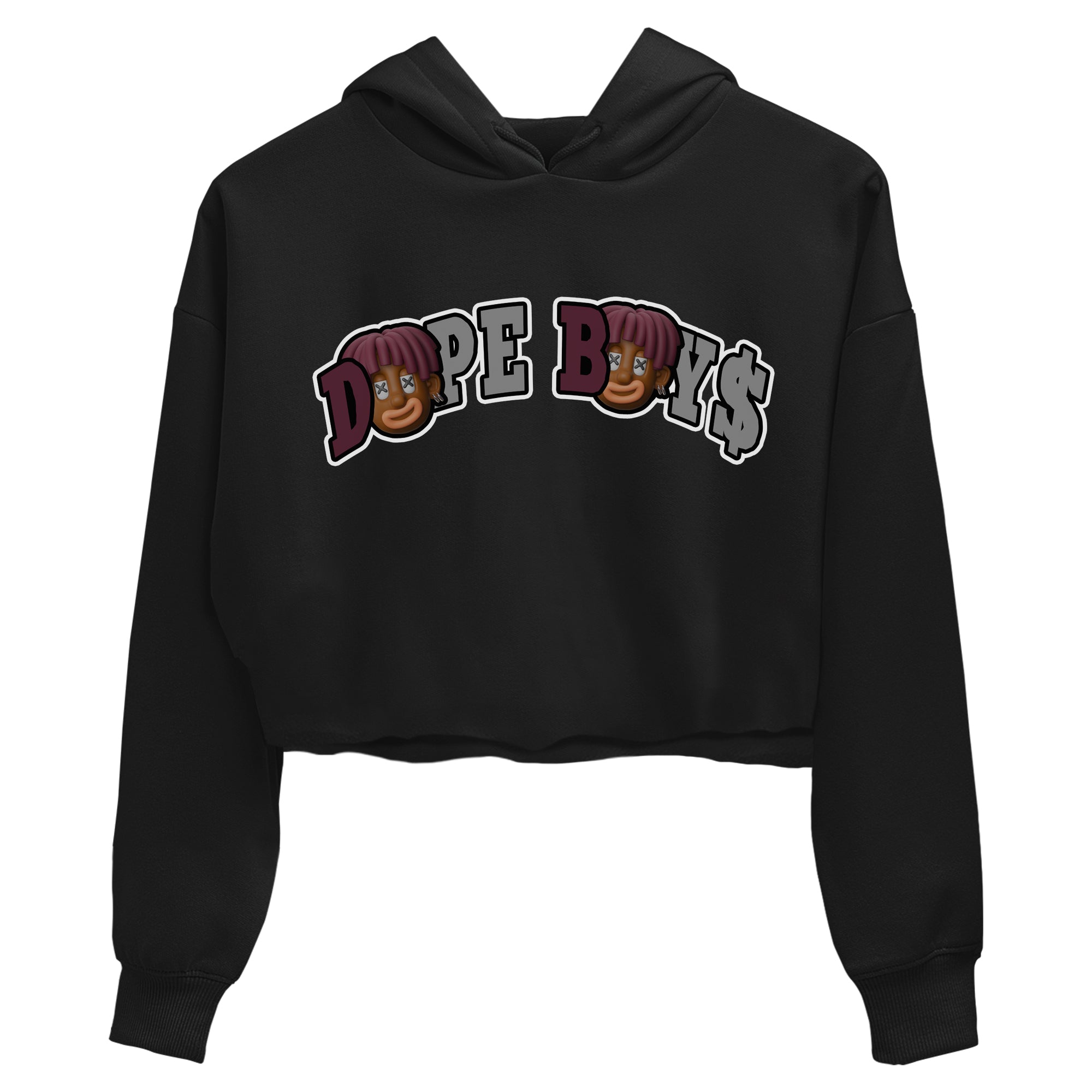 Dope Boys Women's Tops - Air Jordan 5 Burgundy
