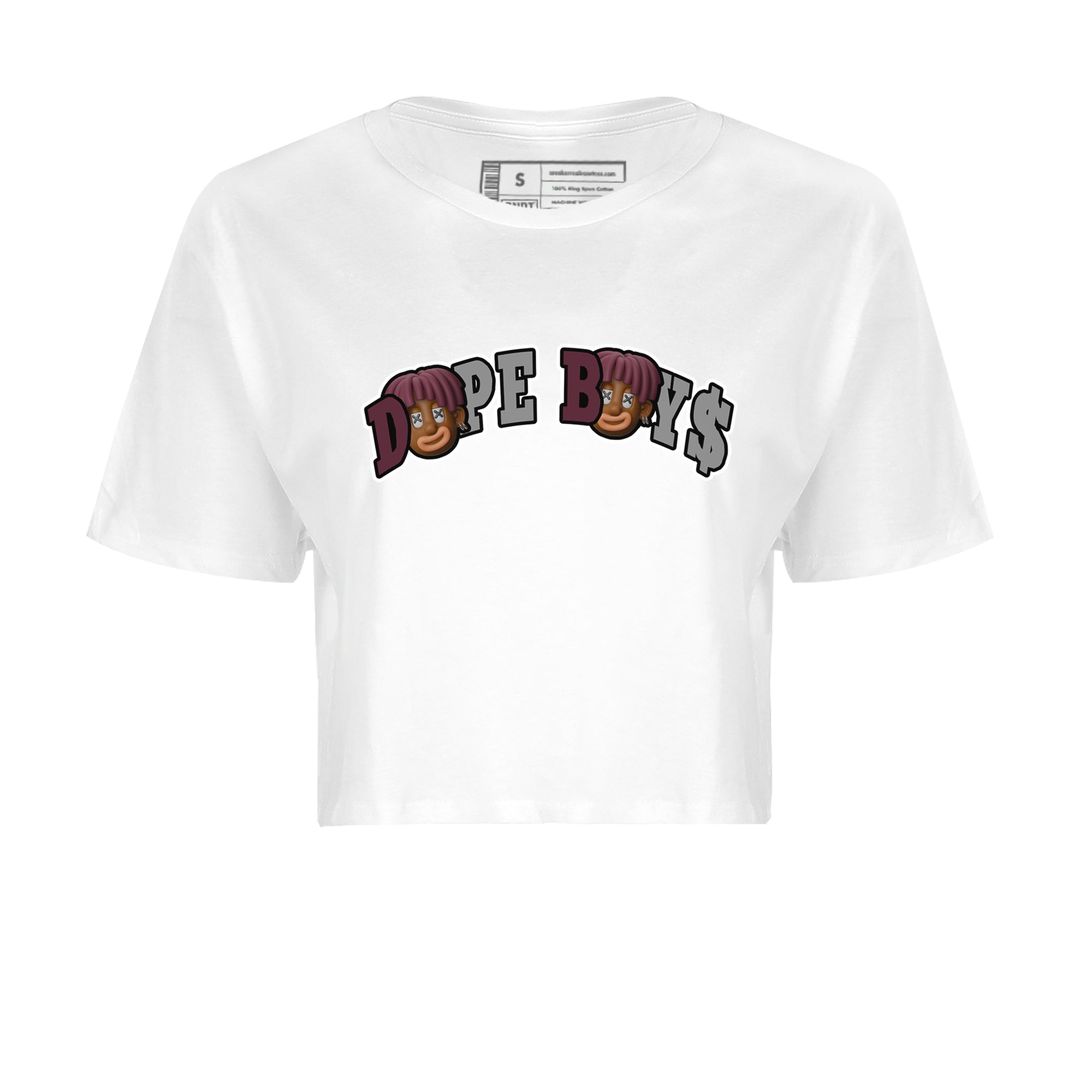 Dope Boys Women's Tops - Air Jordan 5 Burgundy