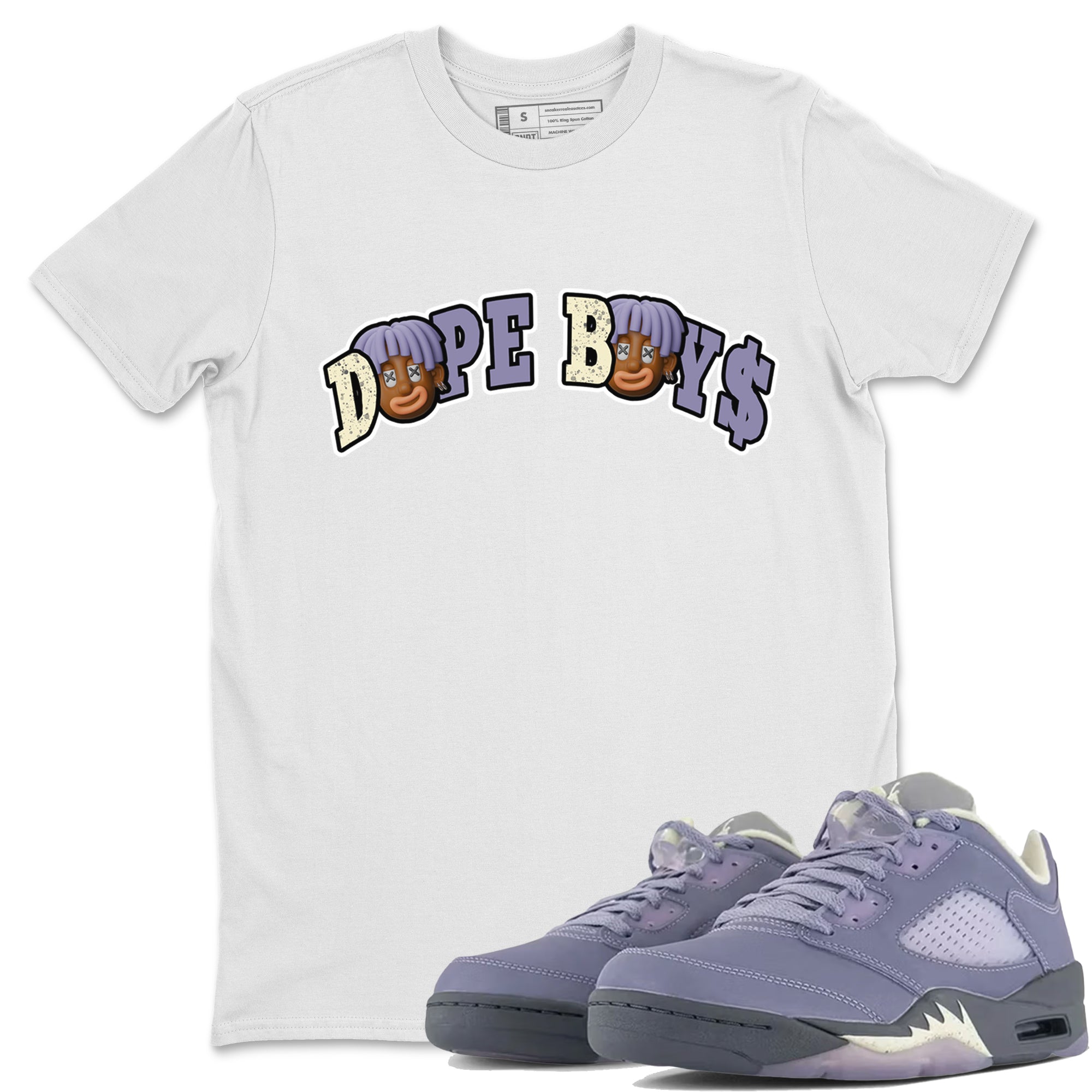 Dope Boys Unisex Tops - Air Jordan 5 Indigo Haze