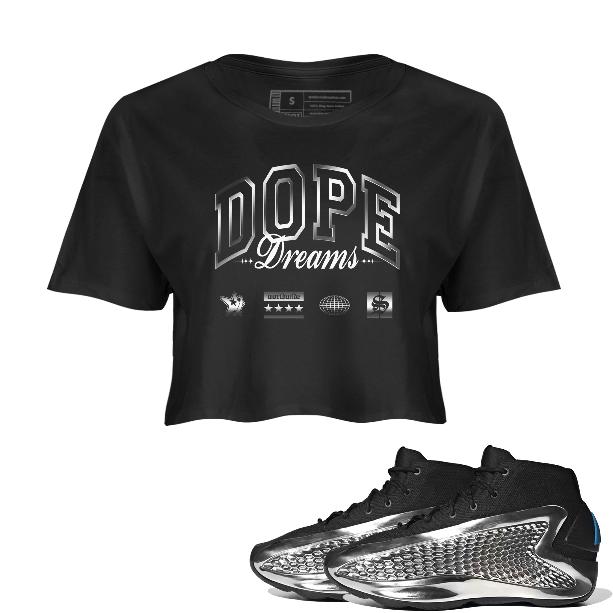 Dope Dreams snkmatch Women's Top - AE 1 Silver Metallic