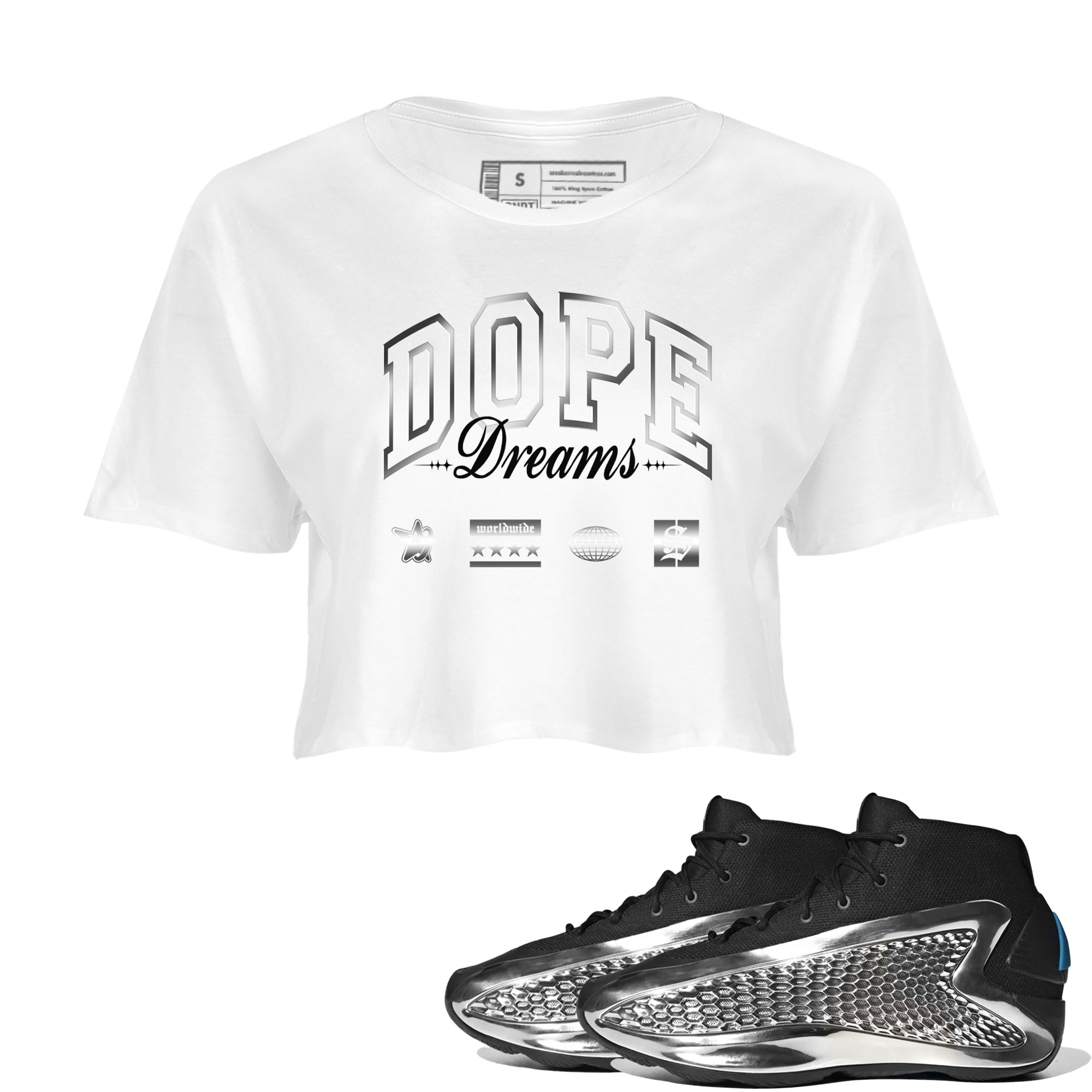 Dope Dreams snkmatch Women's Top - AE 1 Silver Metallic
