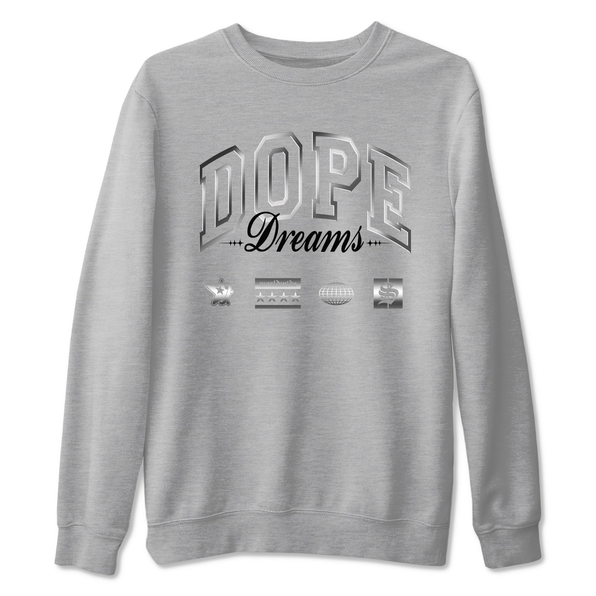 Dope Dreams snkmatch Tees - AE 1 Silver Metallic