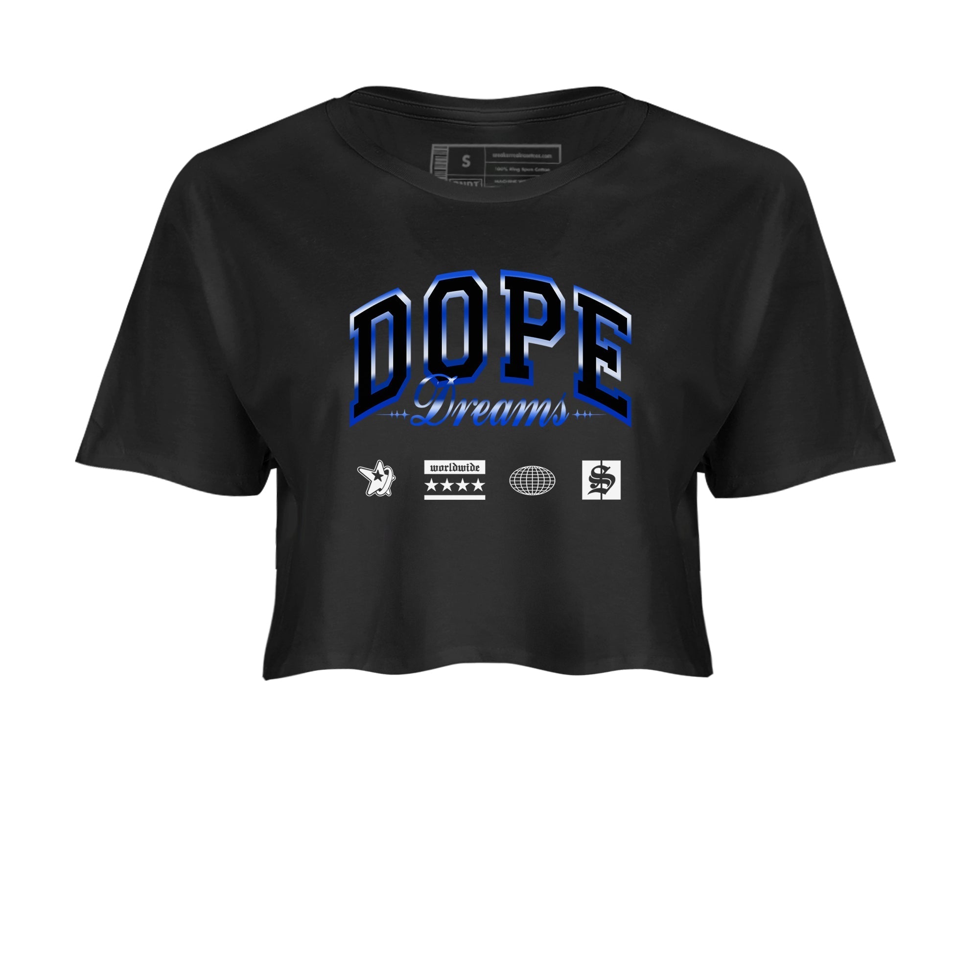 Dope Dreams snkmatch Women's Top - Air Foamposite One Royal