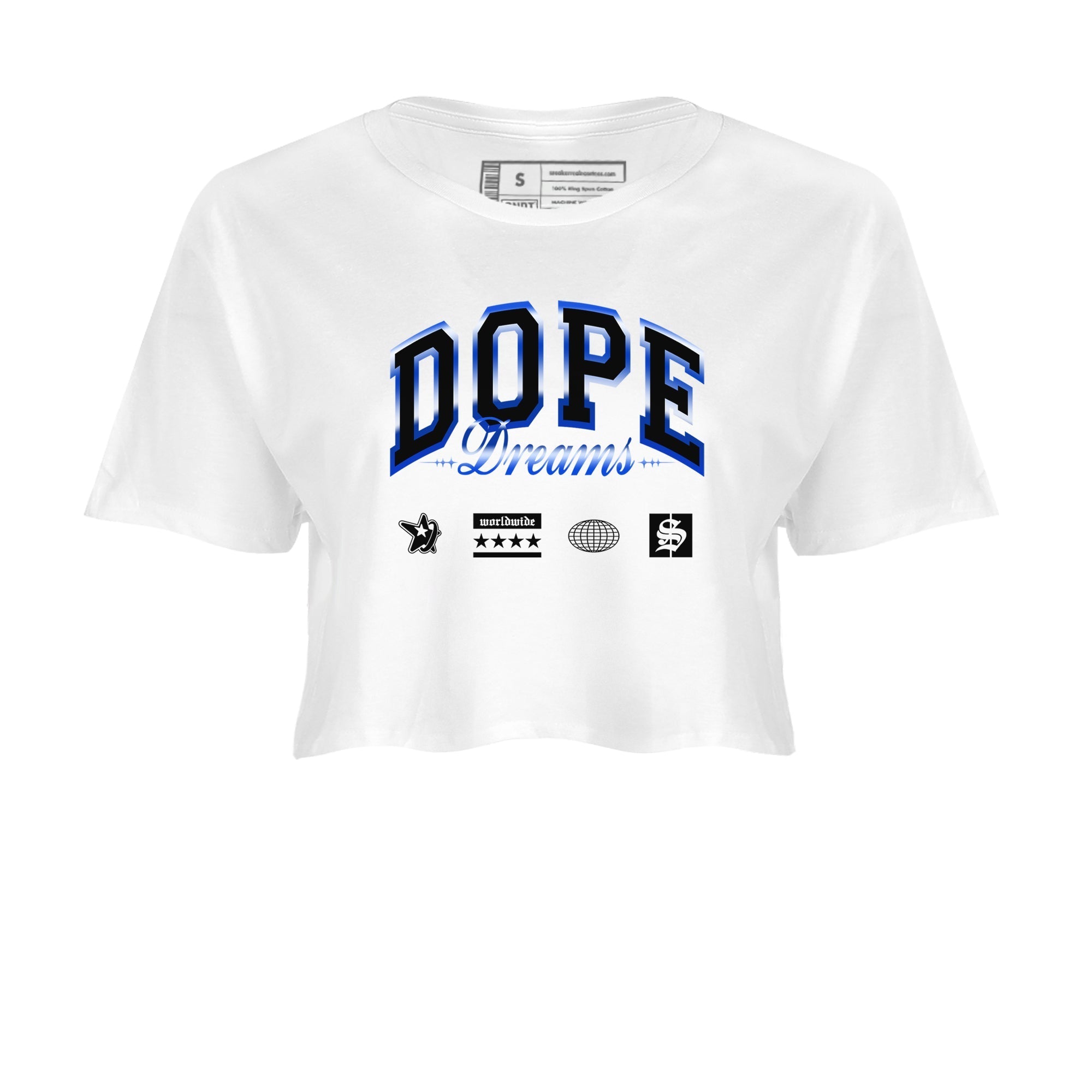 Dope Dreams snkmatch Women's Top - Air Foamposite One Royal