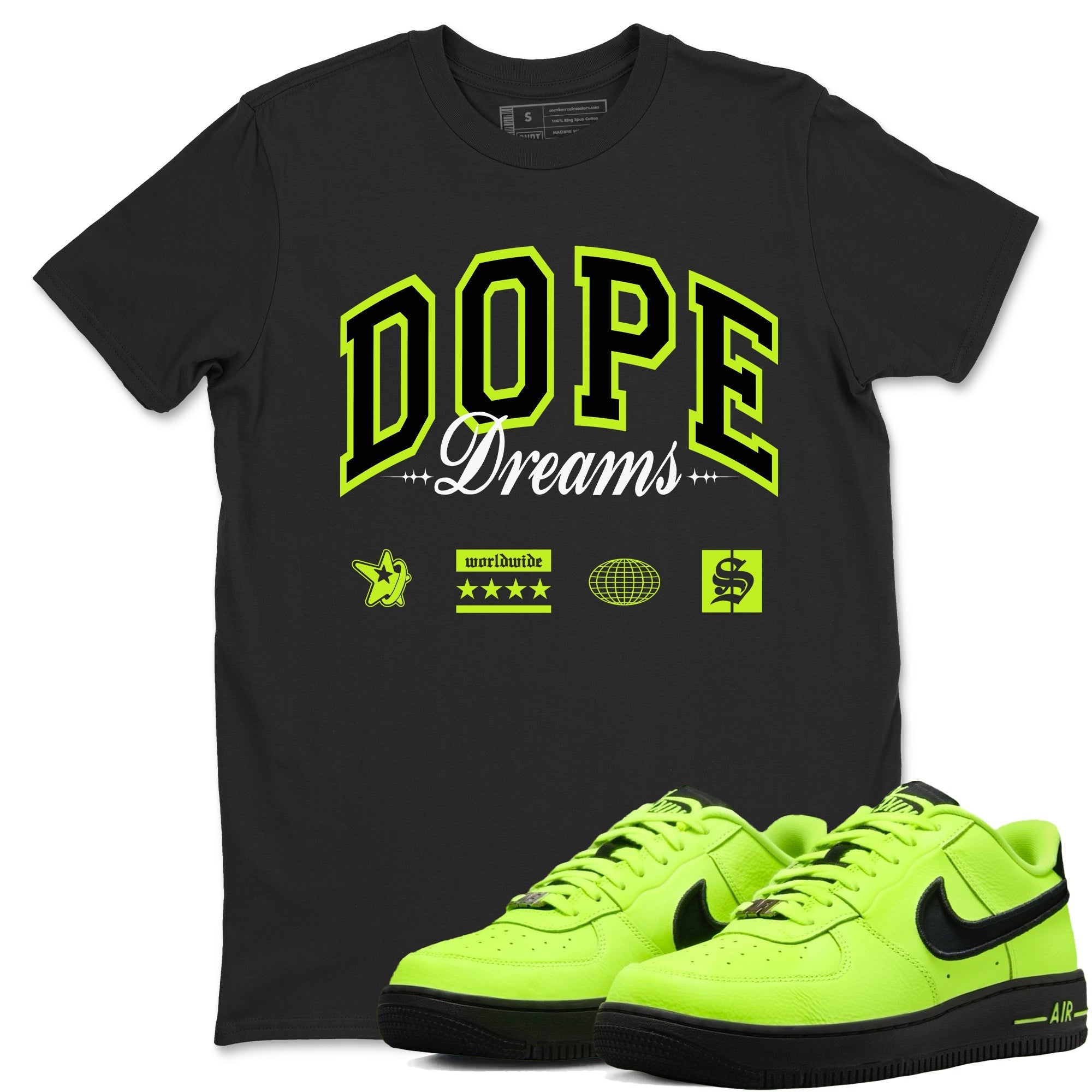 Dope Dreams snkmatch Tees - Air Force 1 Volt