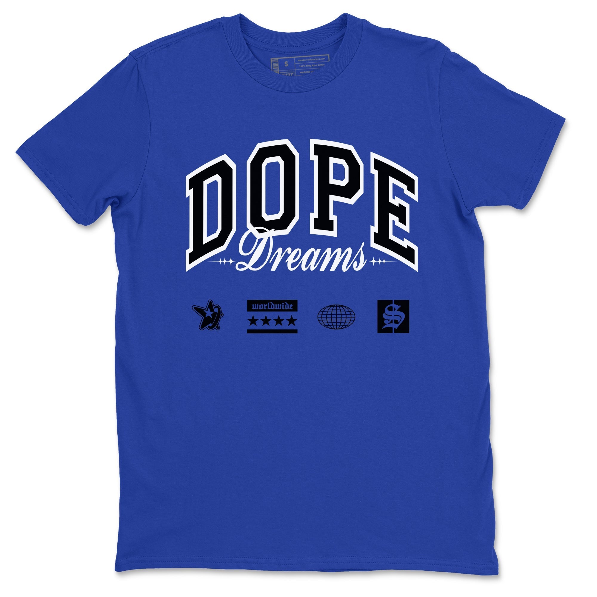 Dope Dreams snkmatch Tees - Air Jordan 1 Game Royal