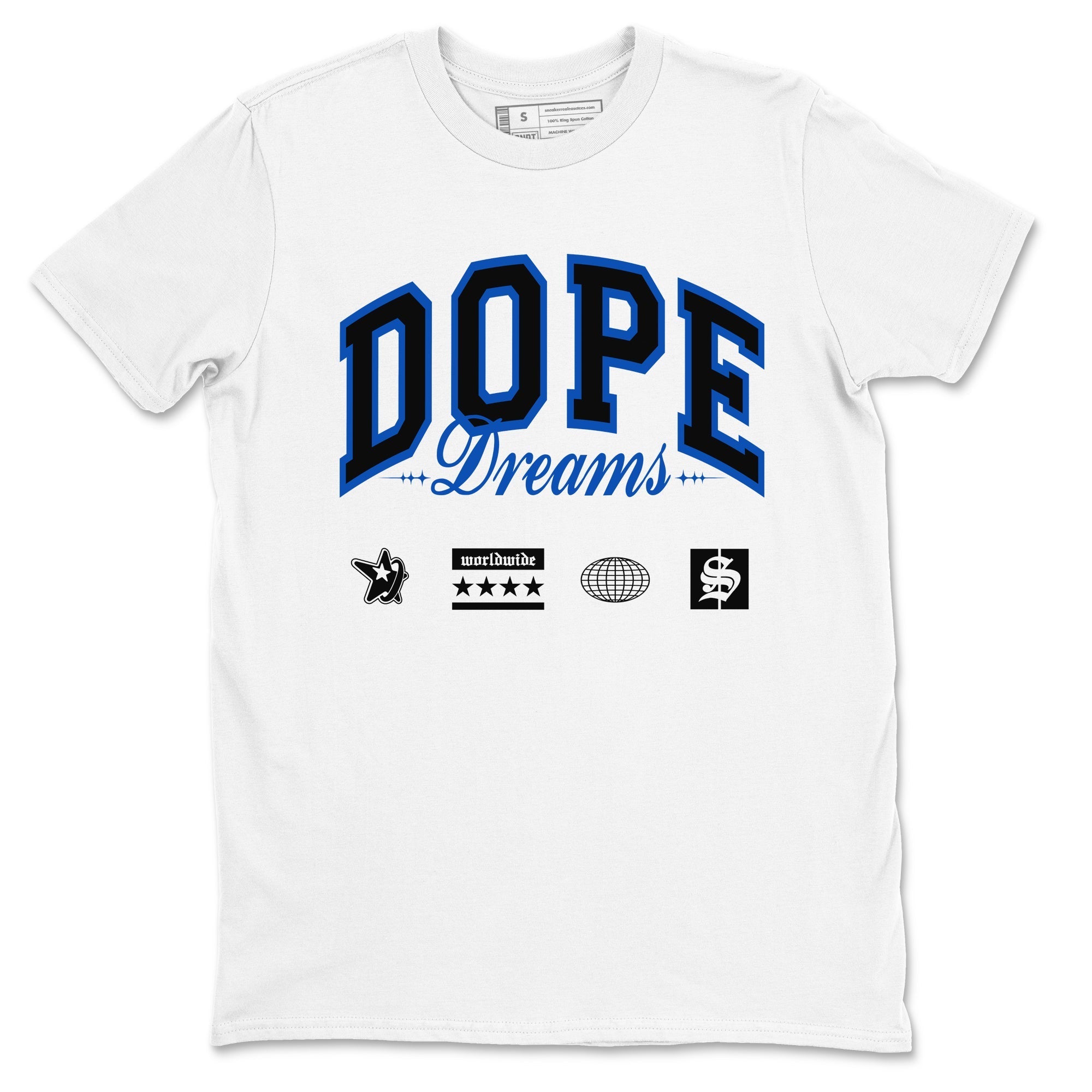 Dope Dreams snkmatch Tees - Air Jordan 1 Game Royal