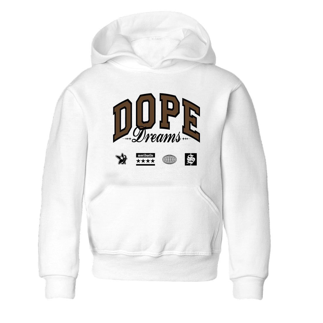 Dope Dreams snkmatch Tees Kids - Air Jordan 1 Mocha
