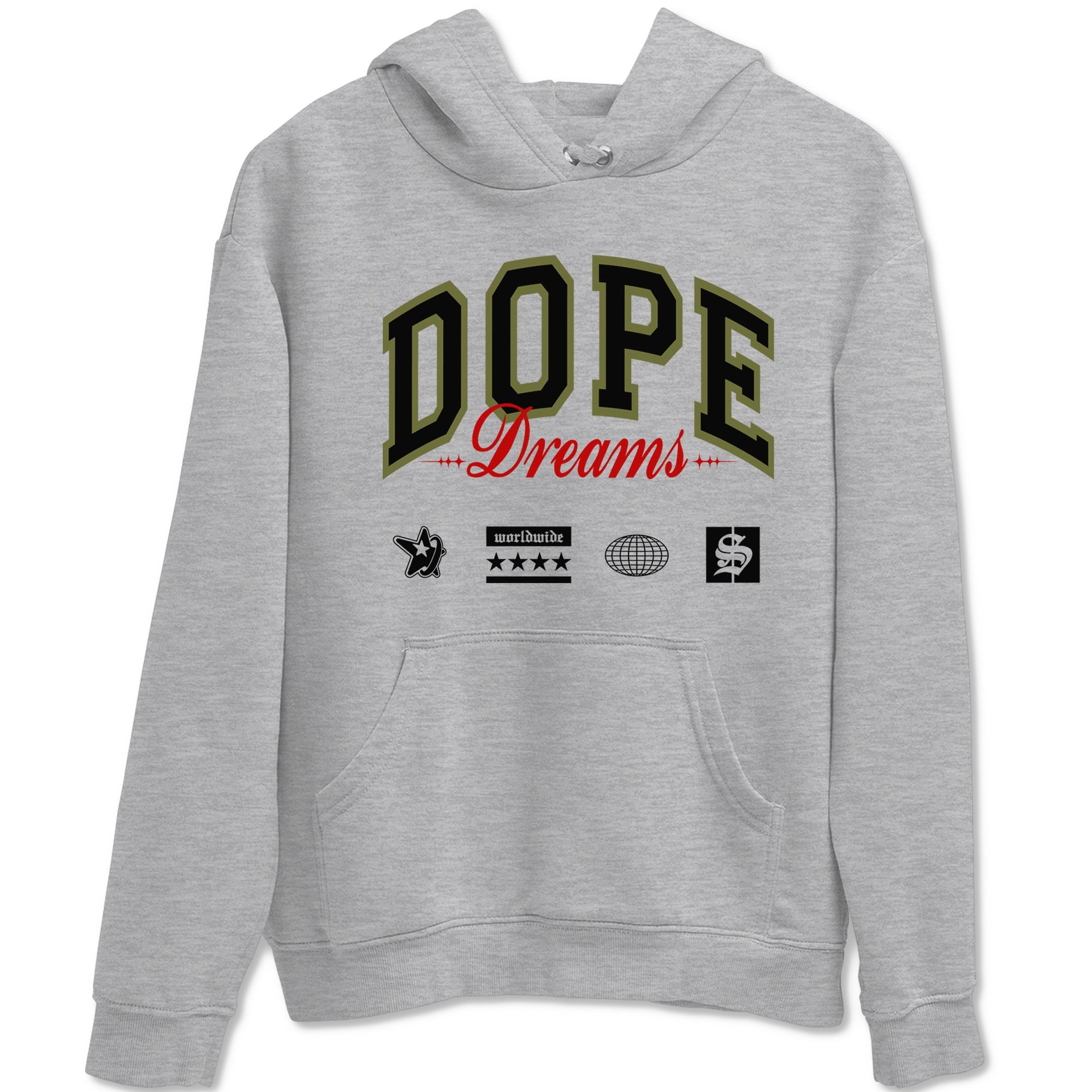 Dope Dreams snkmatch Tees - Air Jordan 1 Travis Scott Medium Olive