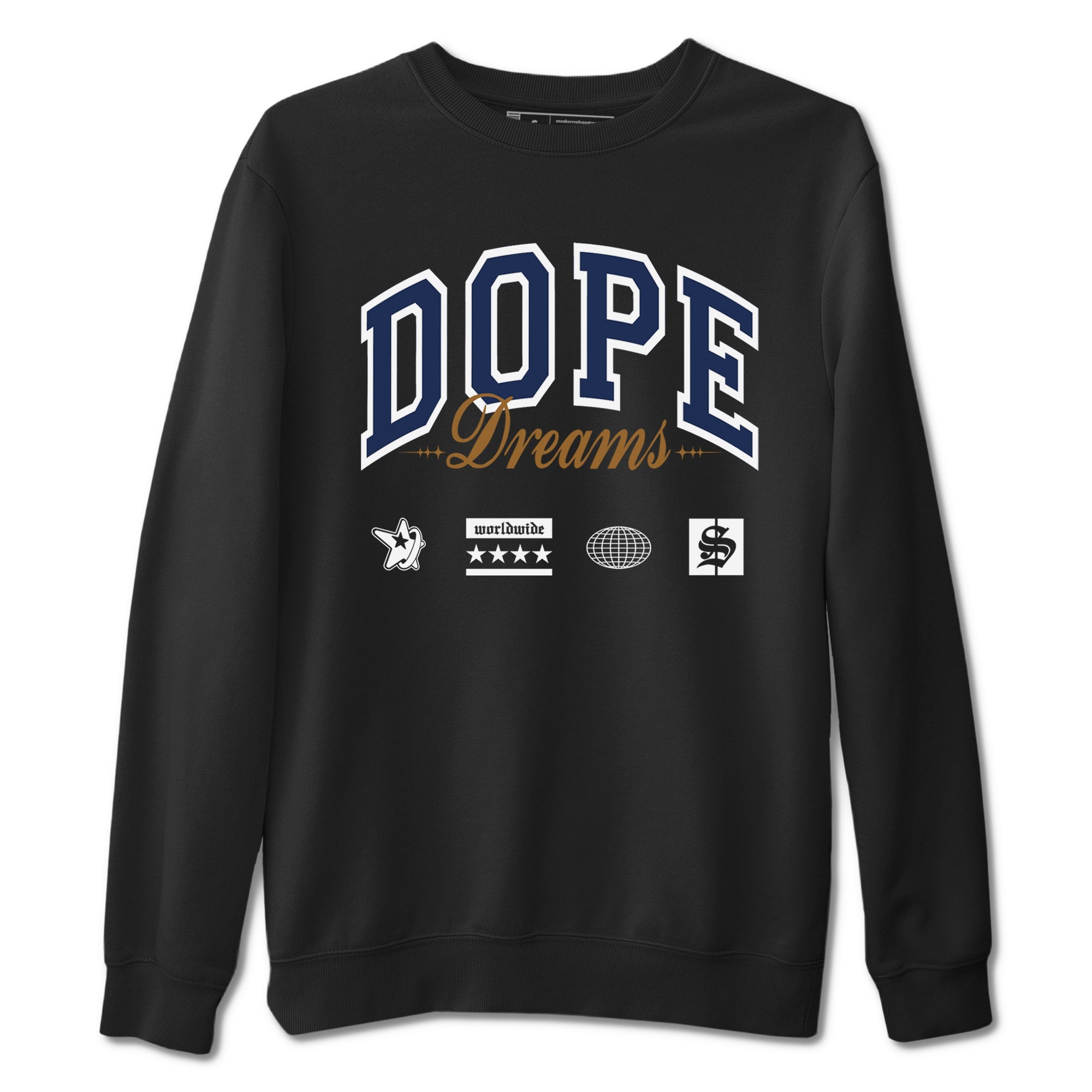 Dope Dreams snkmatch Tees - Air Jordan 13 Midnight Navy