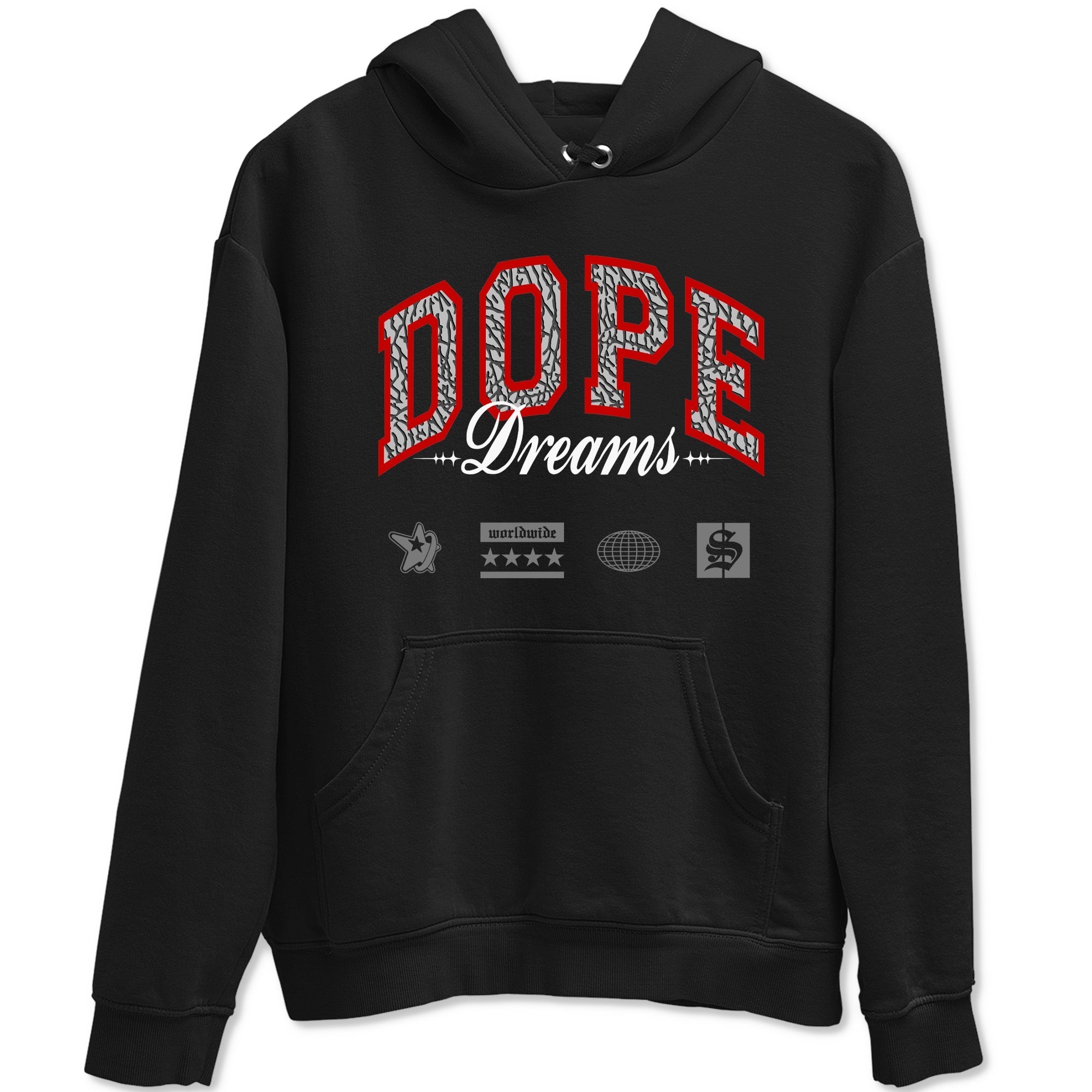 Dope Dreams snkmatch Tees - Air Jordan 3 Black Cement
