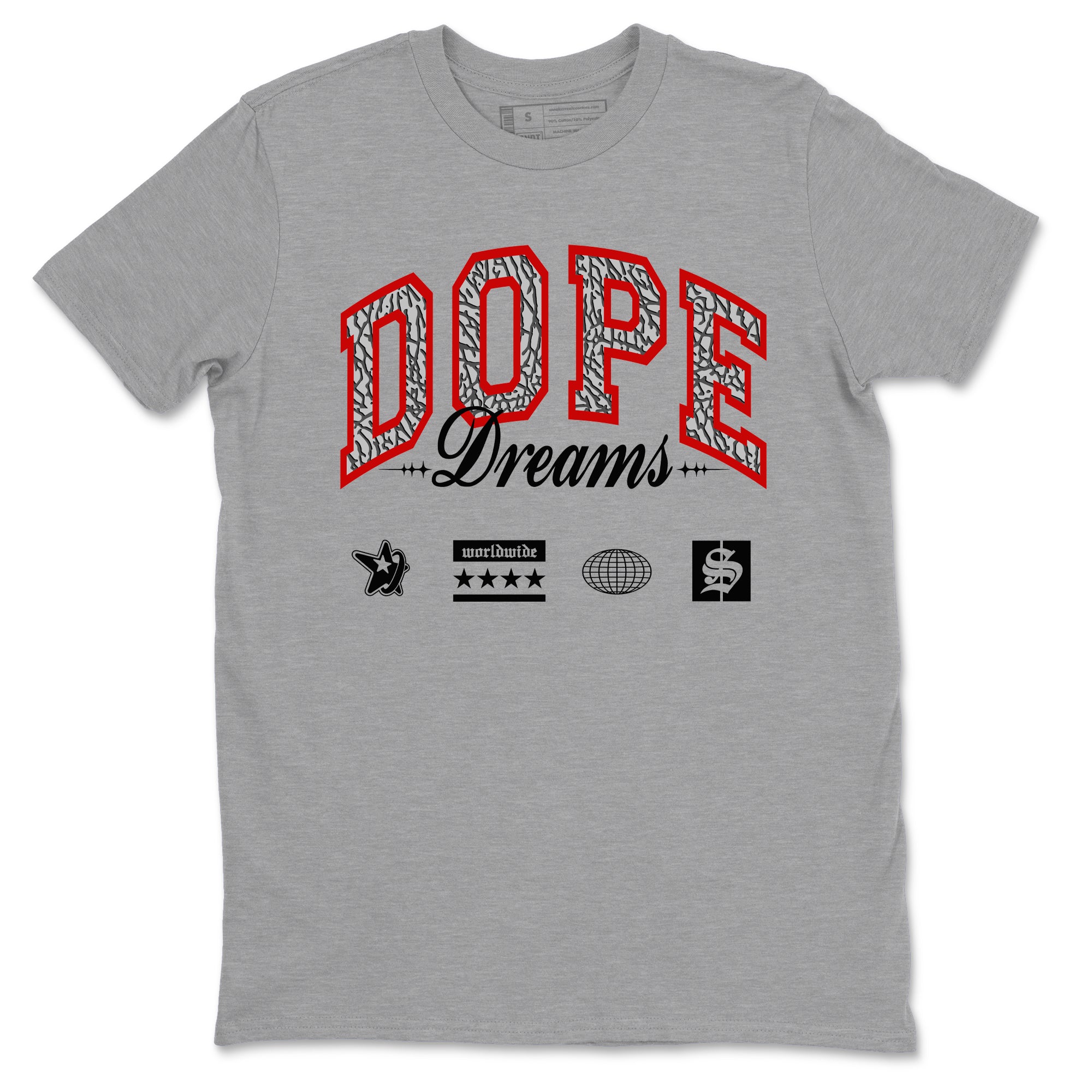 Dope Dreams snkmatch Tees - Air Jordan 3 Black Cement