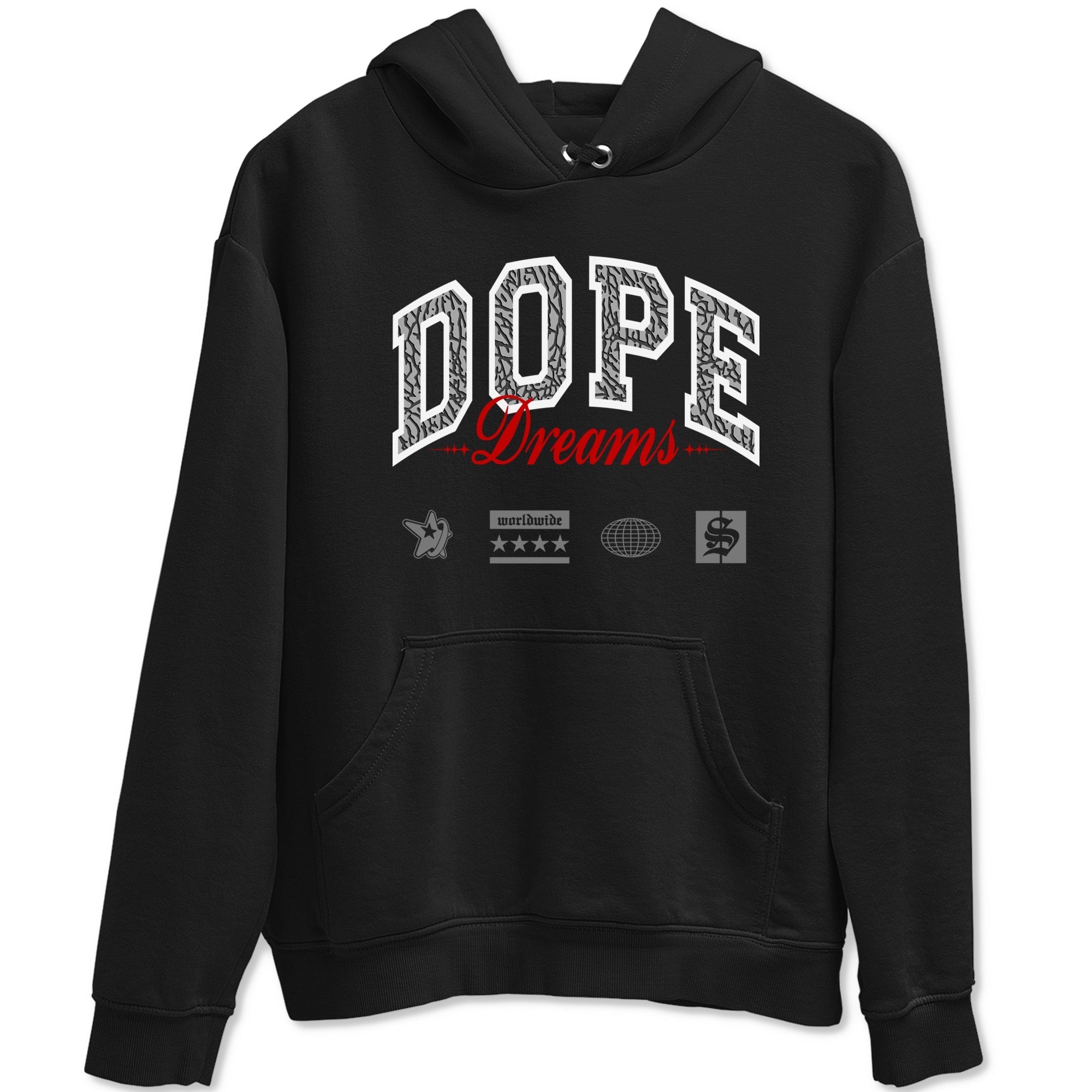 Dope Dreams snkmatch Tees - Air Jordan 3 Cement Grey