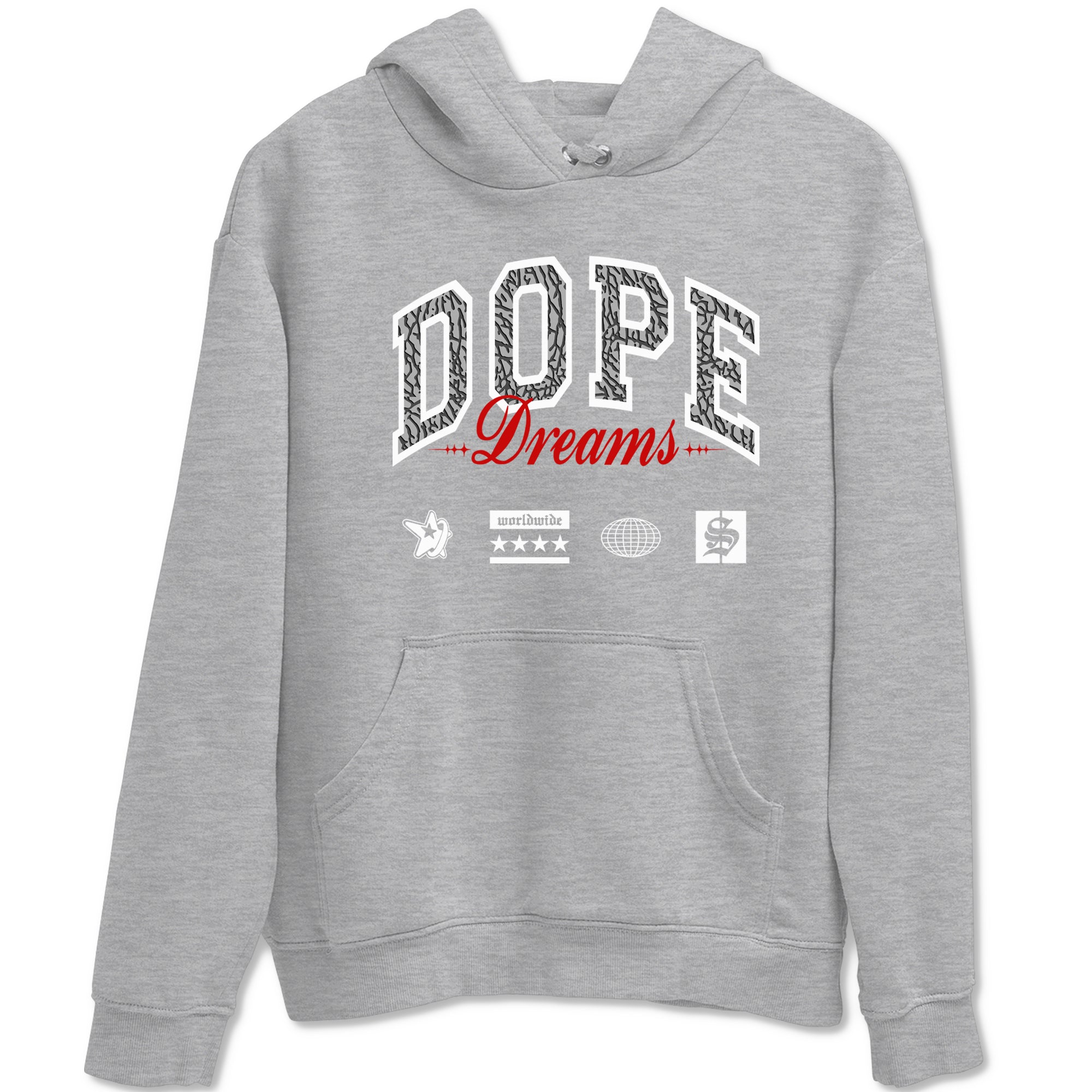 Dope Dreams snkmatch Tees - Air Jordan 3 Cement Grey