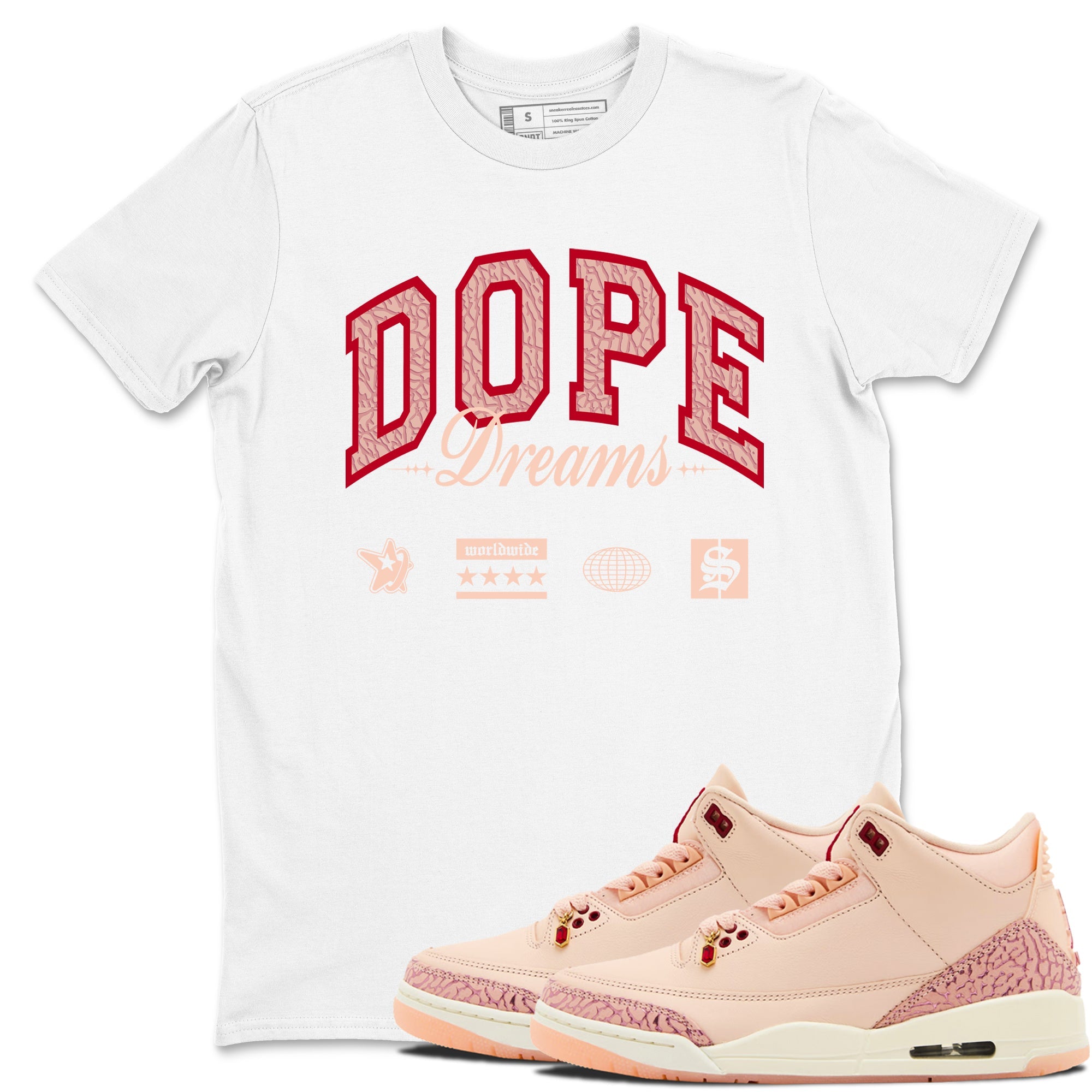Dope Dreams snkmatch Tees - Air Jordan 3 Valentines Day