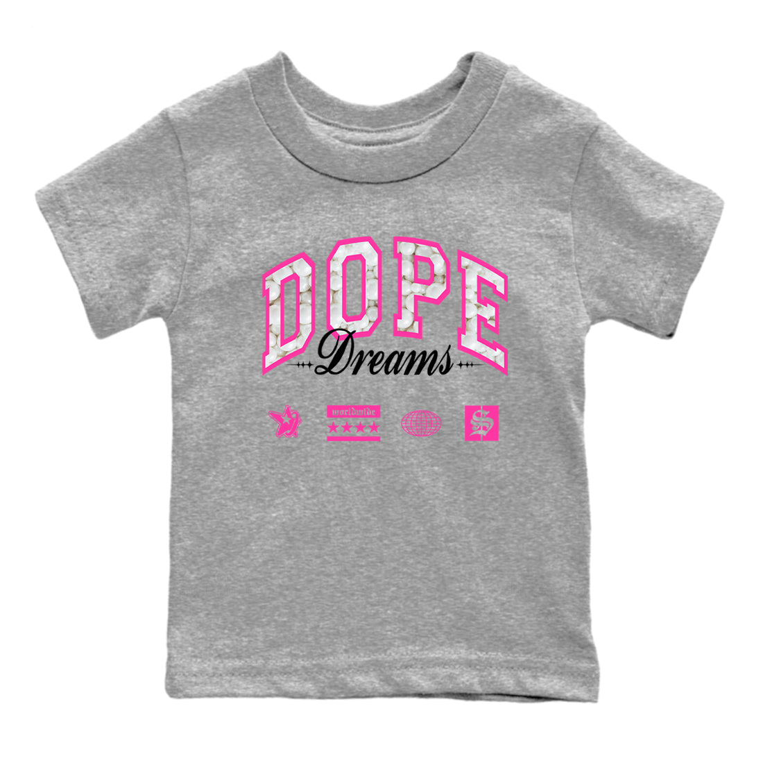 Dope Dreams snkmatch Tees Kids - Nike KD 4 Aunt Pearl