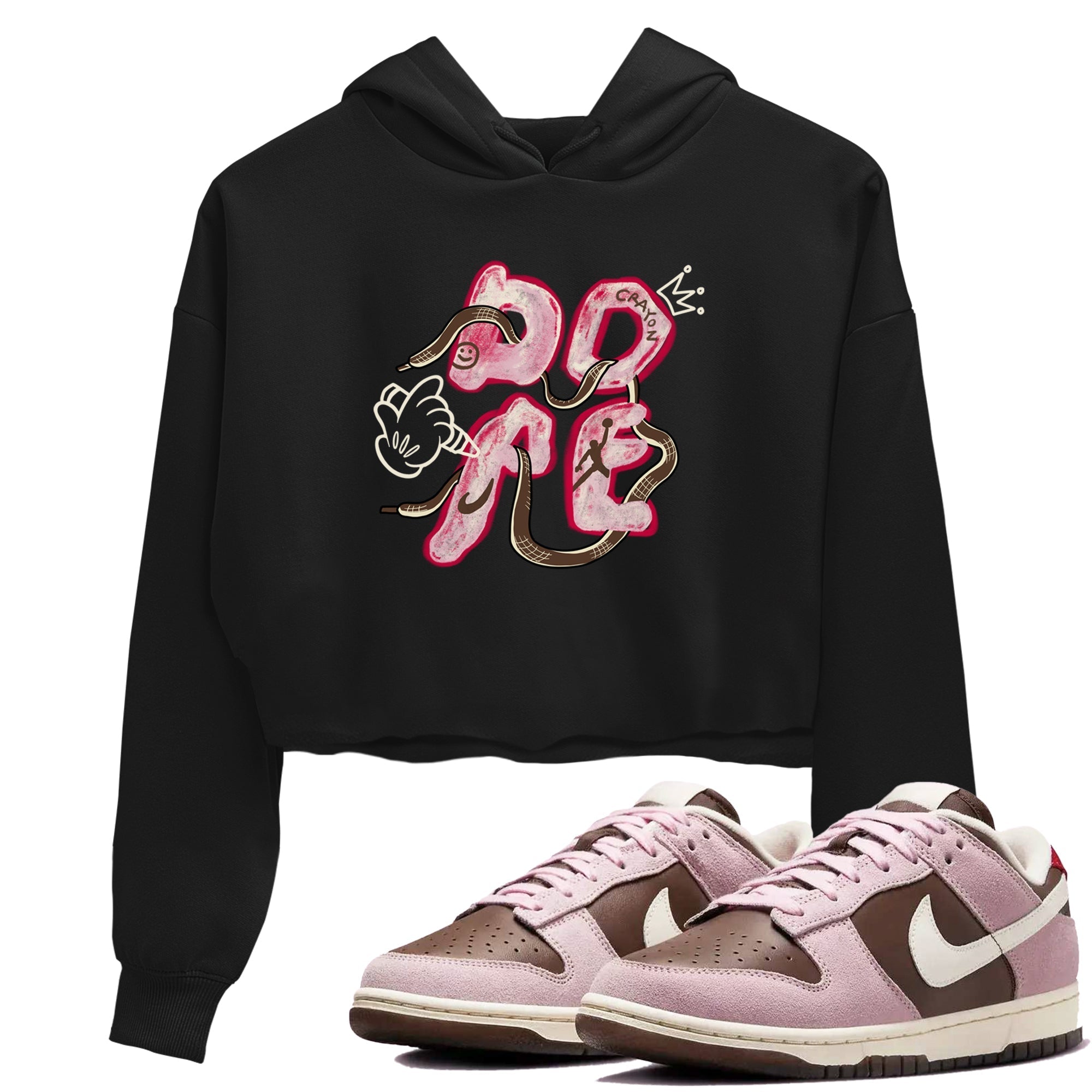 Dope snkmatch Women's Top - Dunk Cacao Wow And Pink Foam
