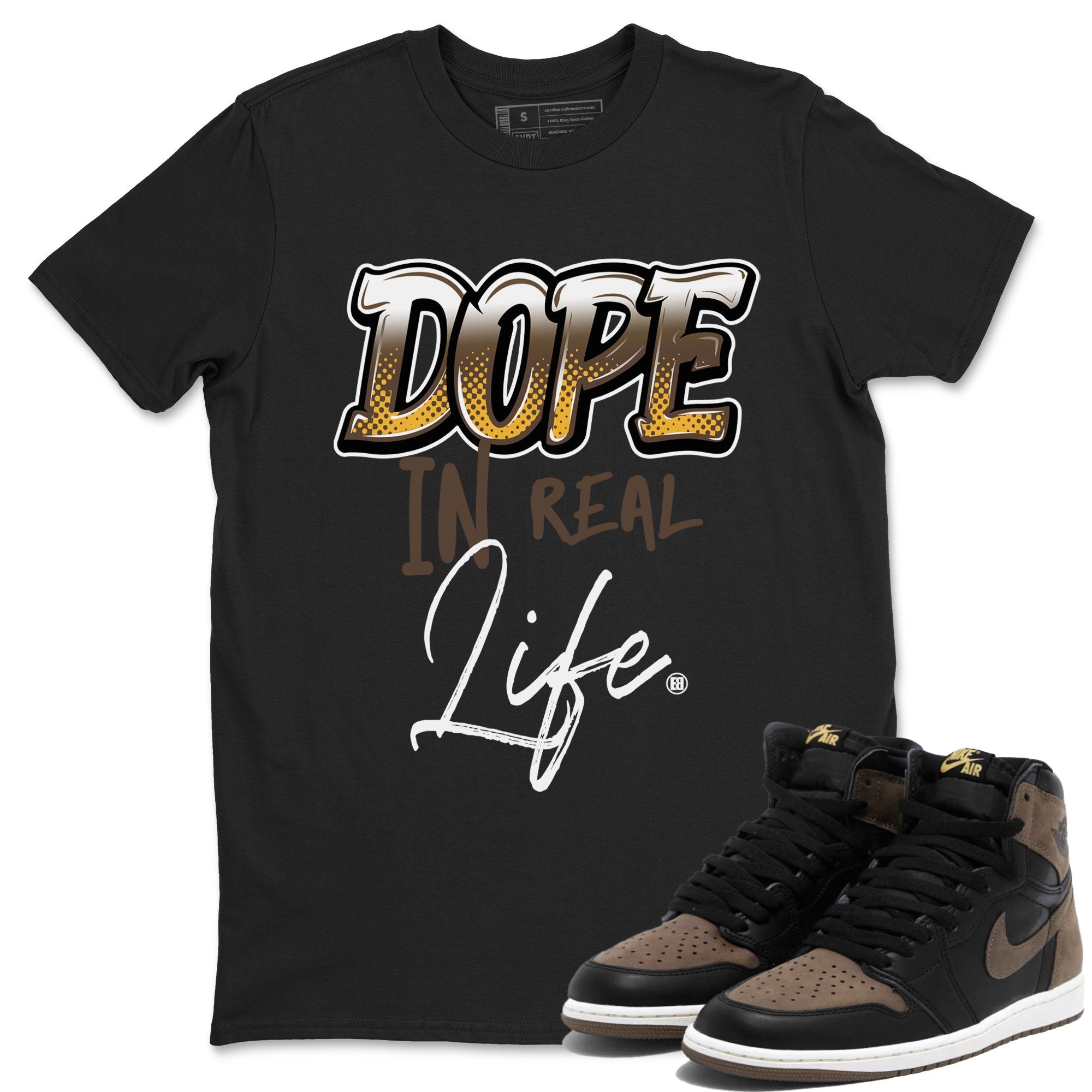 Dope In Real Life snkmatch Tee - Air Jordan 1 Palomino